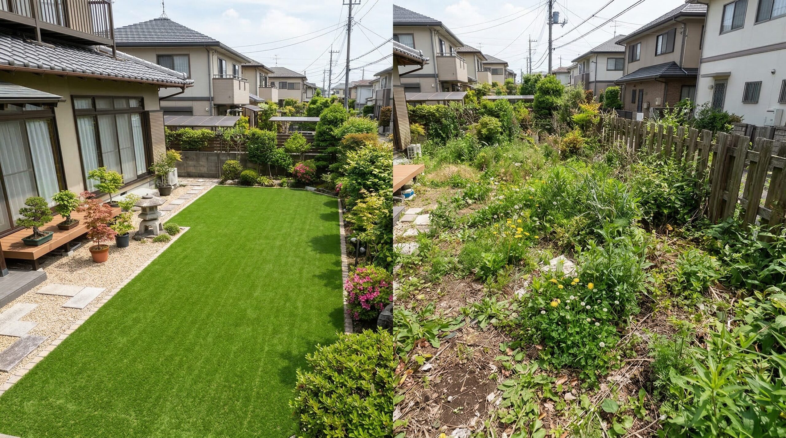 庭じまいに人工芝を選ぶメリットとデメリット