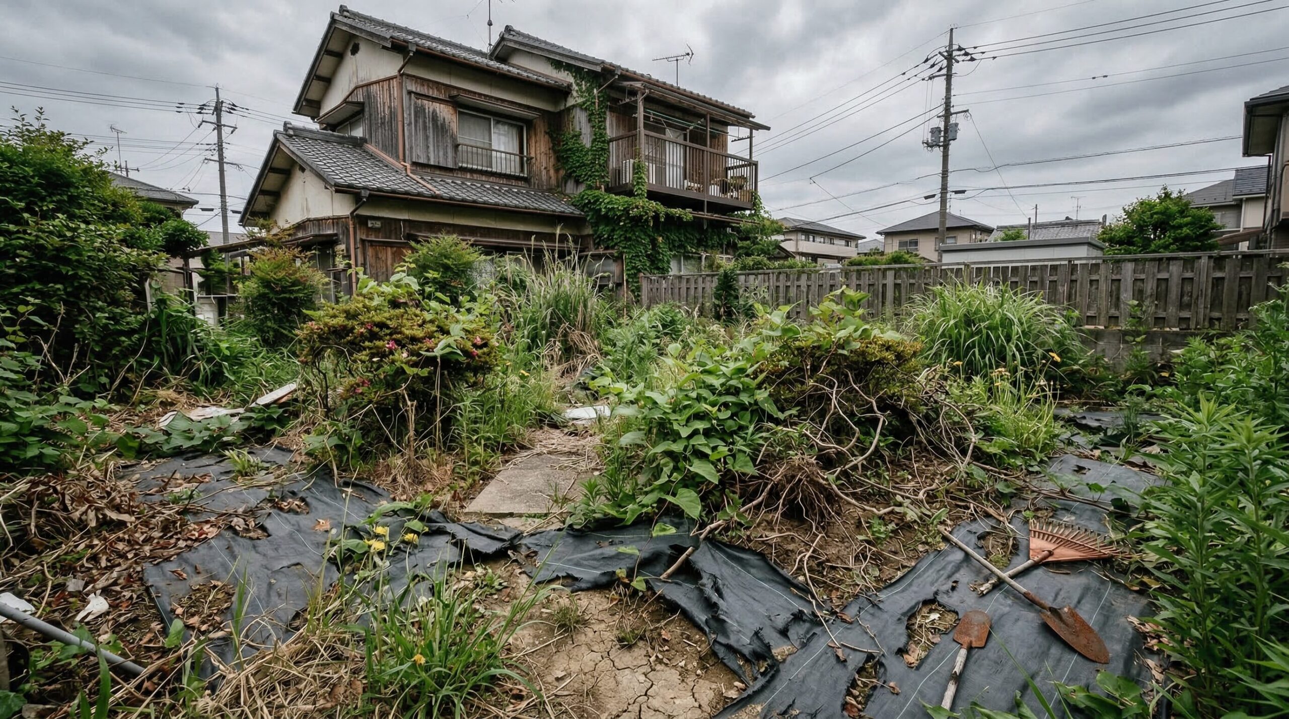 庭じまいの雑草対策で失敗する本当の原因