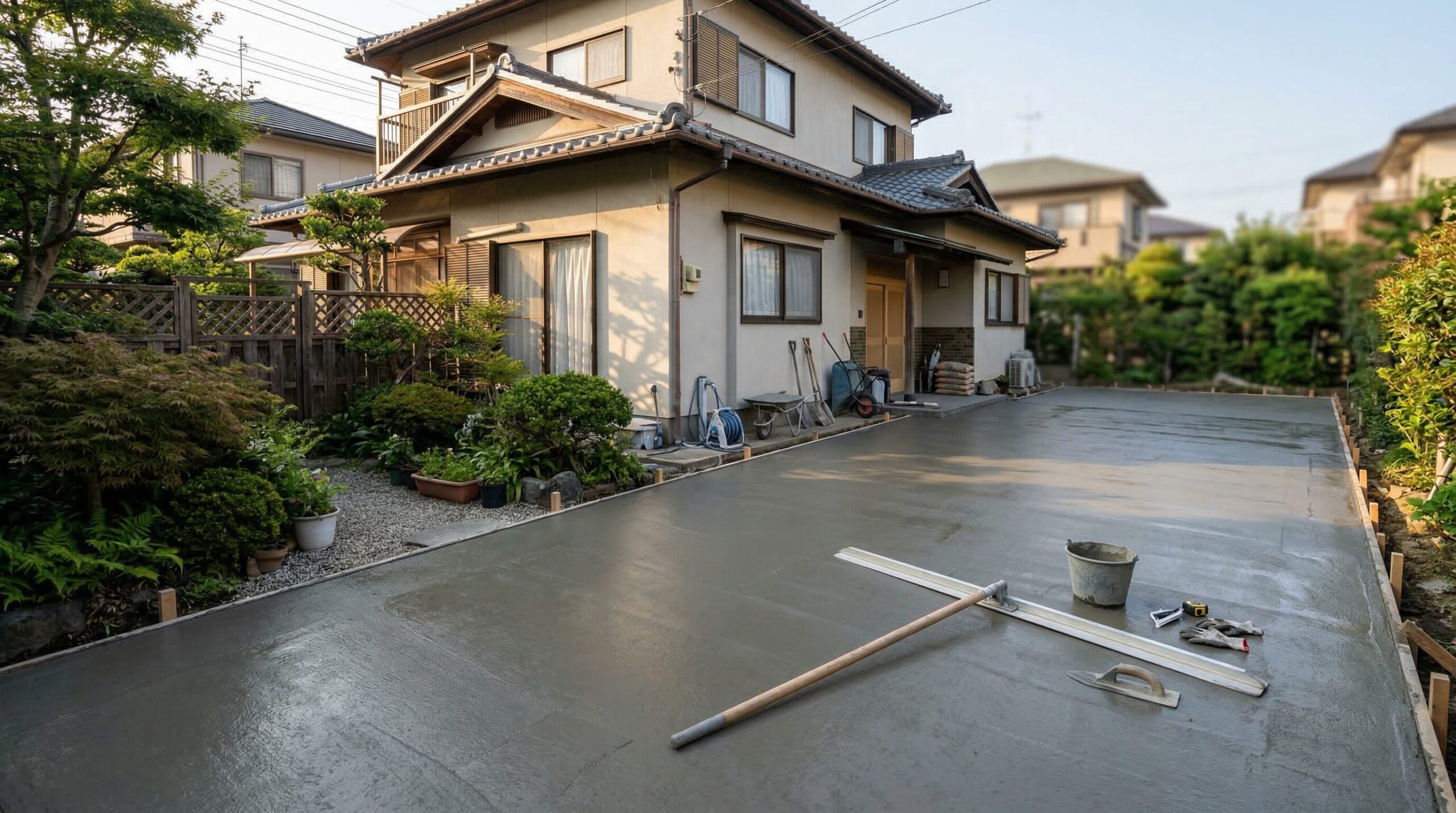 庭じまいにコンクリートを選ぶ理由と基礎知識