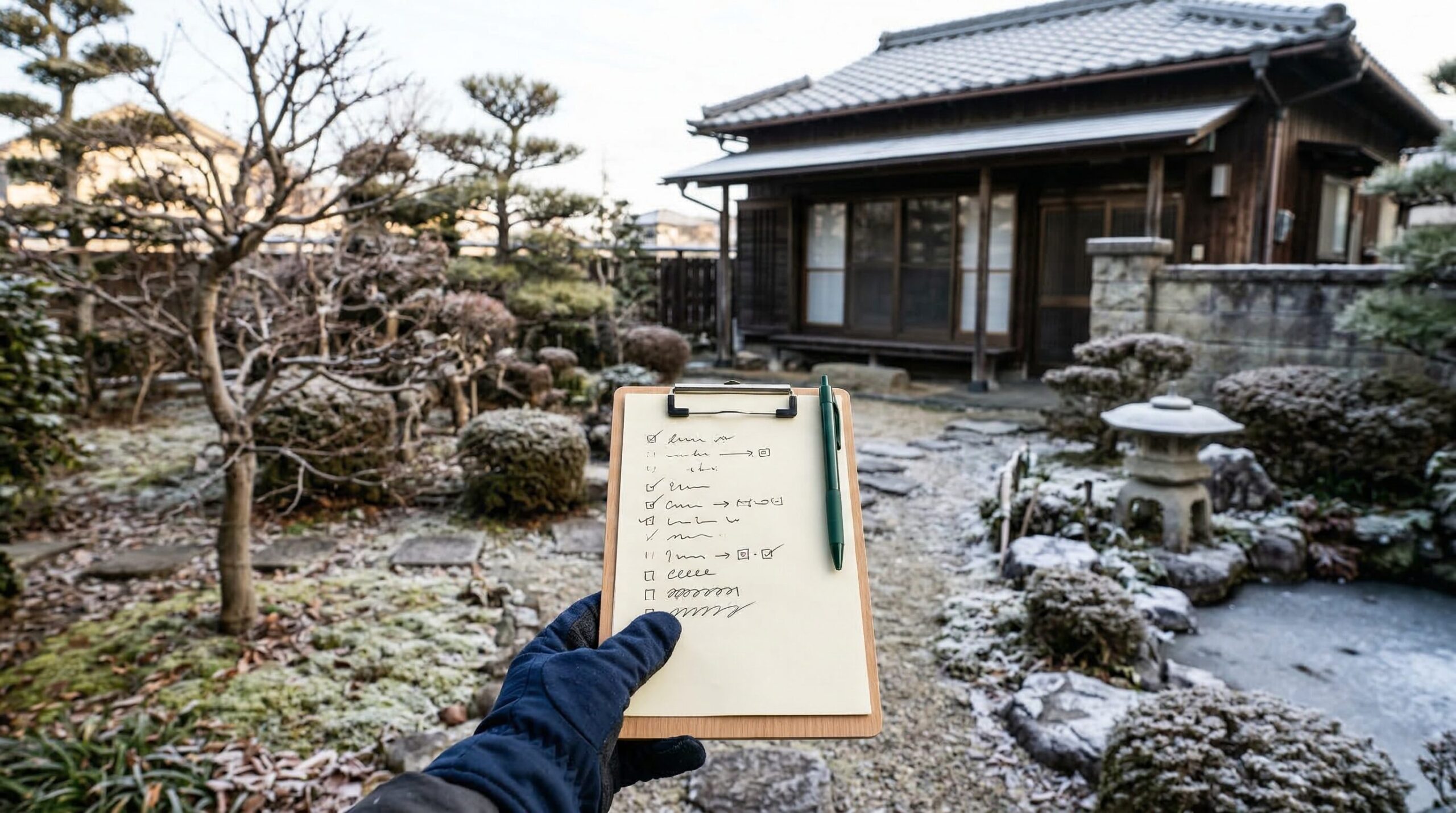 庭じまいを冬におすすめする5つの理由