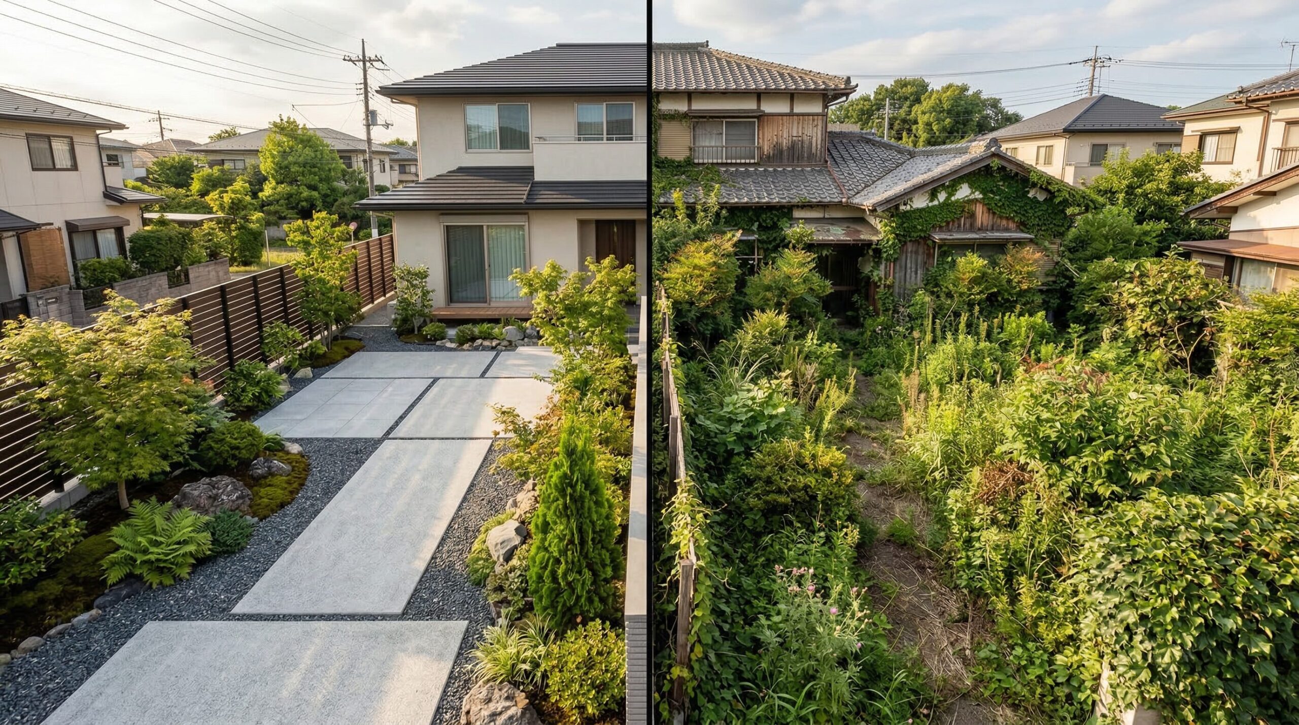 庭を全面コンクリートにするメリットとデメリット