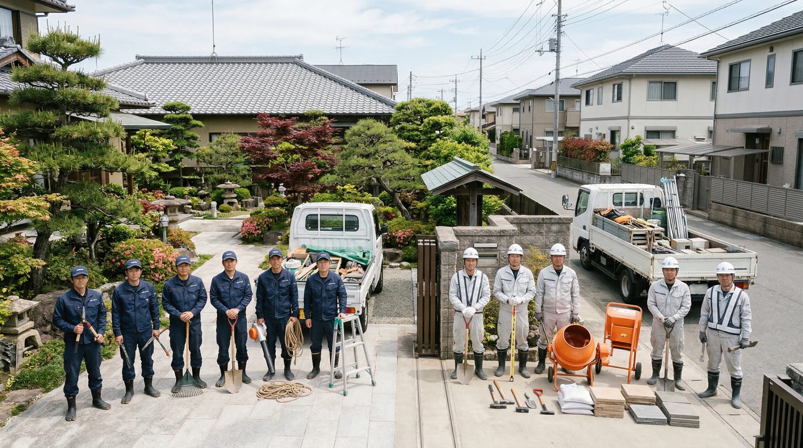 庭じまいを依頼できる業者の種類と特徴
