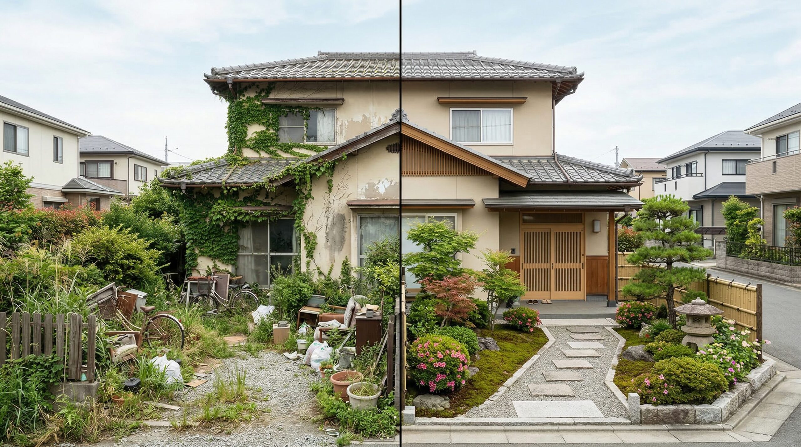 家売却前の庭の片付けが価格に与える影響