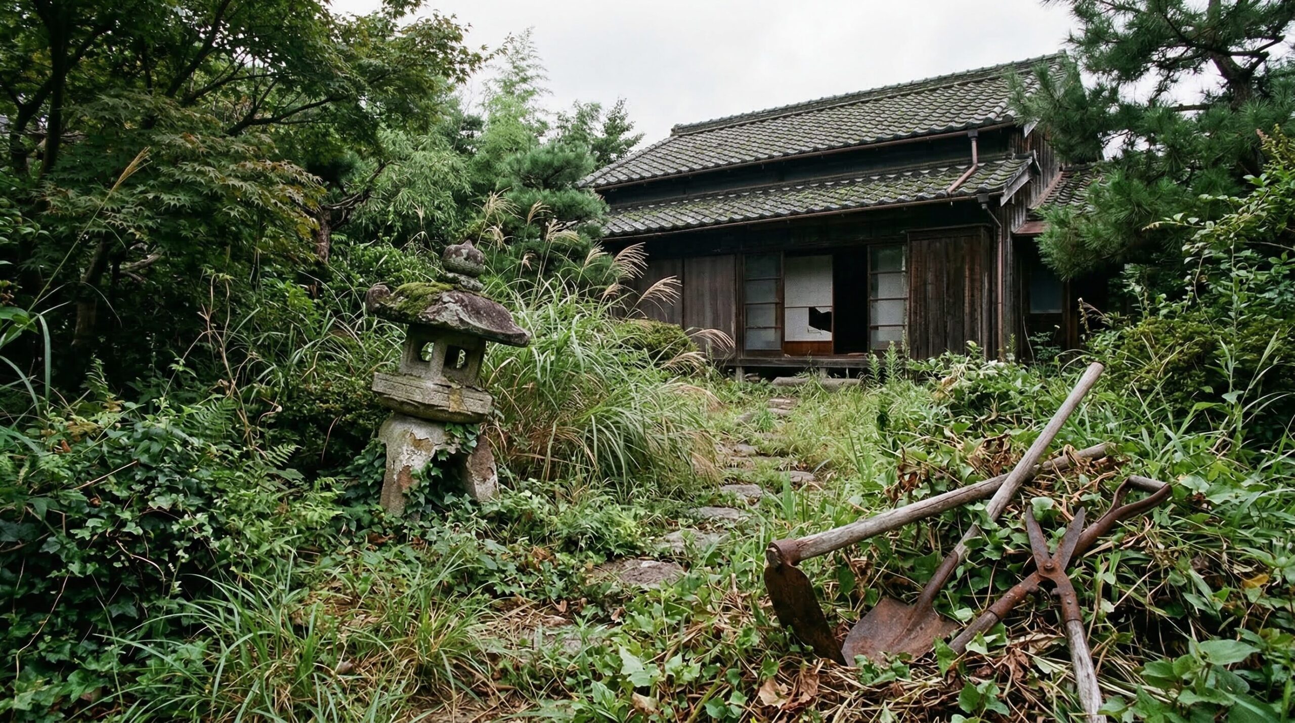 相続した家に住まない場合、庭を放置するとどうなるか