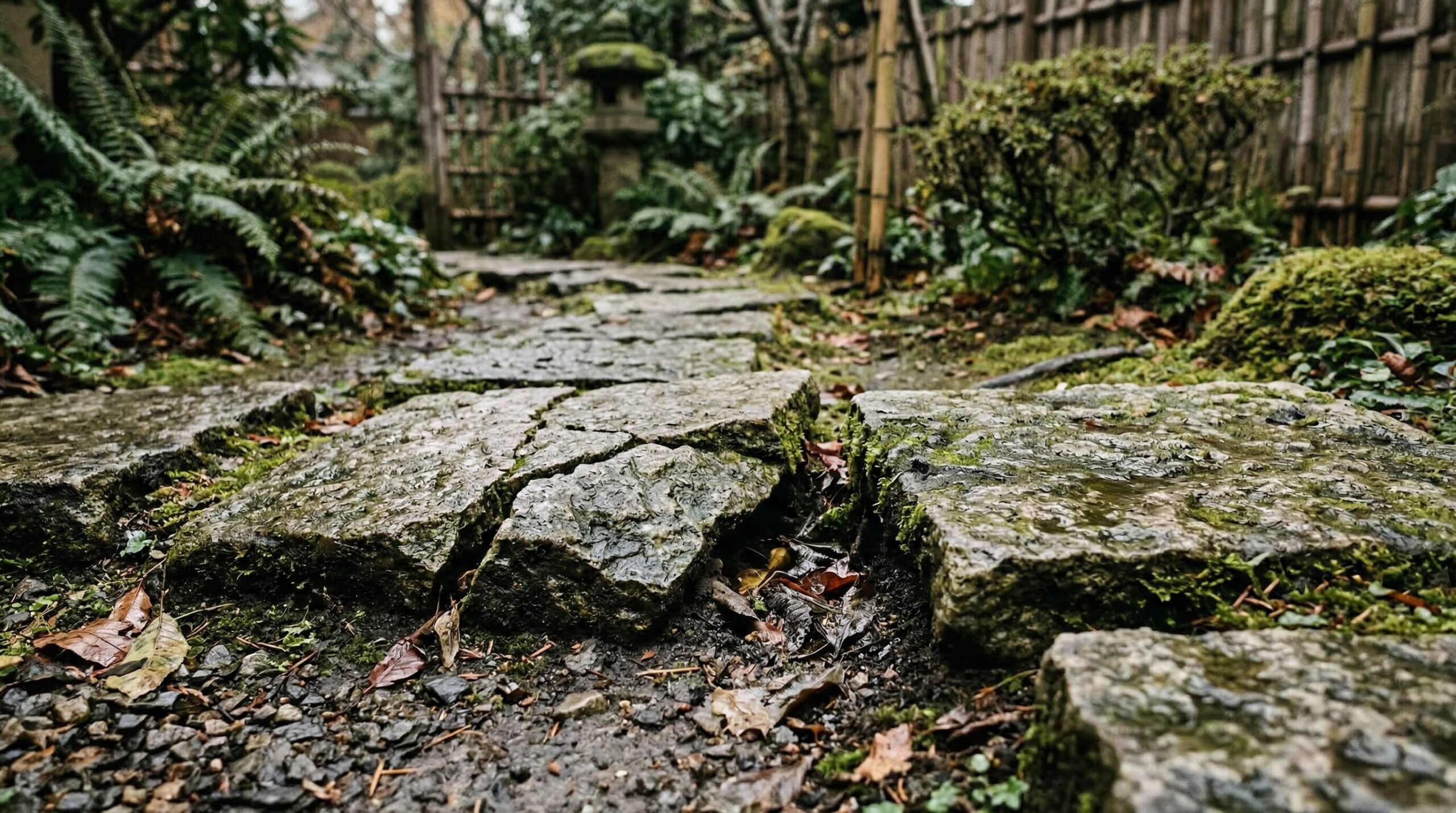 転倒リスクを招く庭の危険サイン
