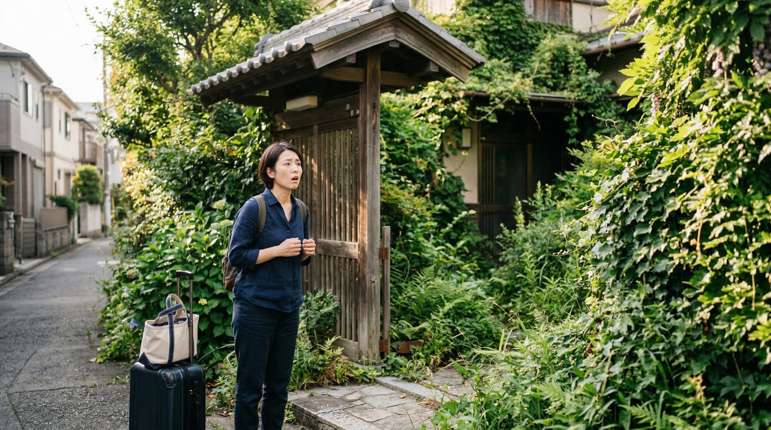 帰省して庭にびっくりした体験は珍しくない