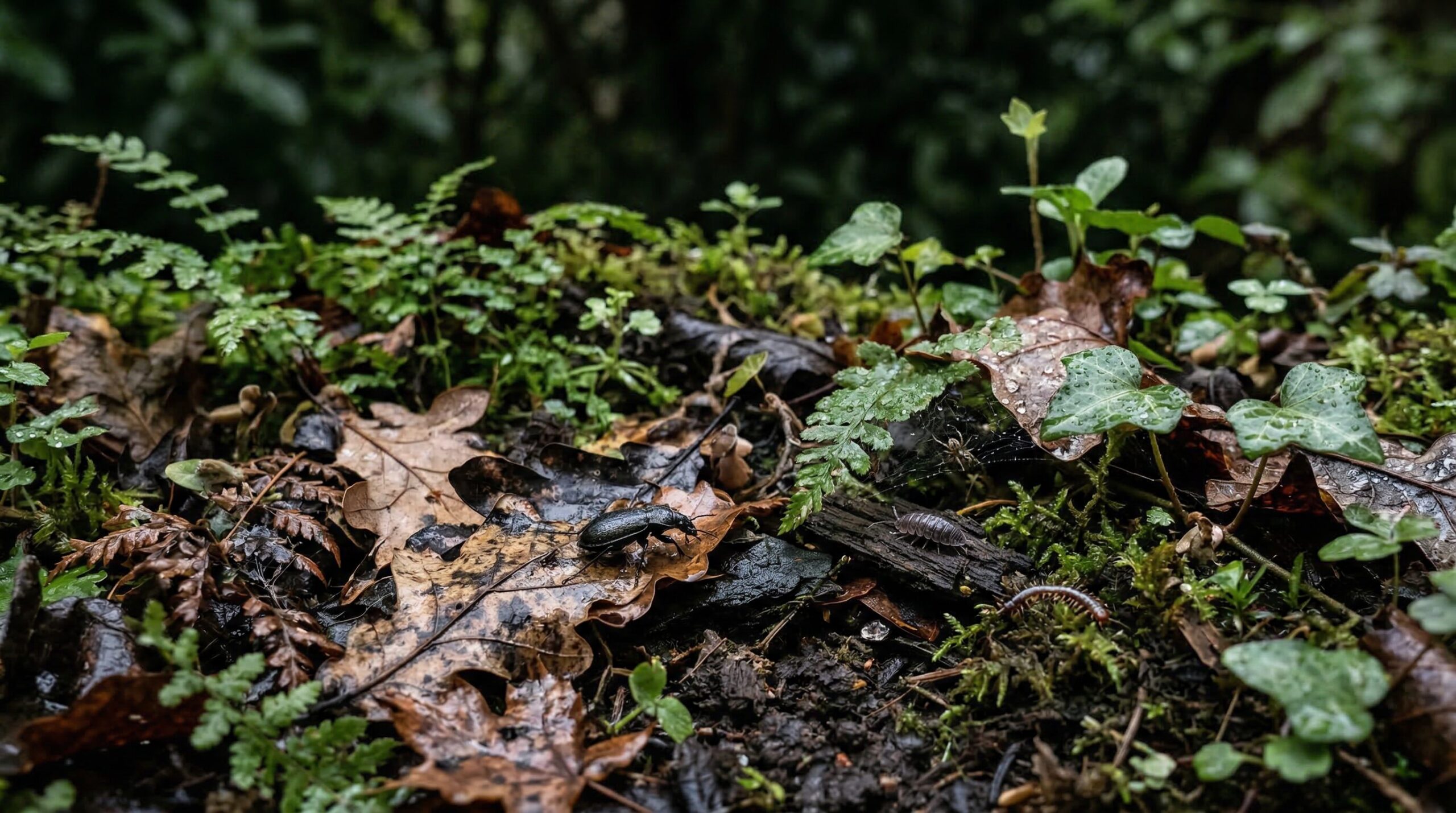 庭の虫が多い環境が生まれる仕組み