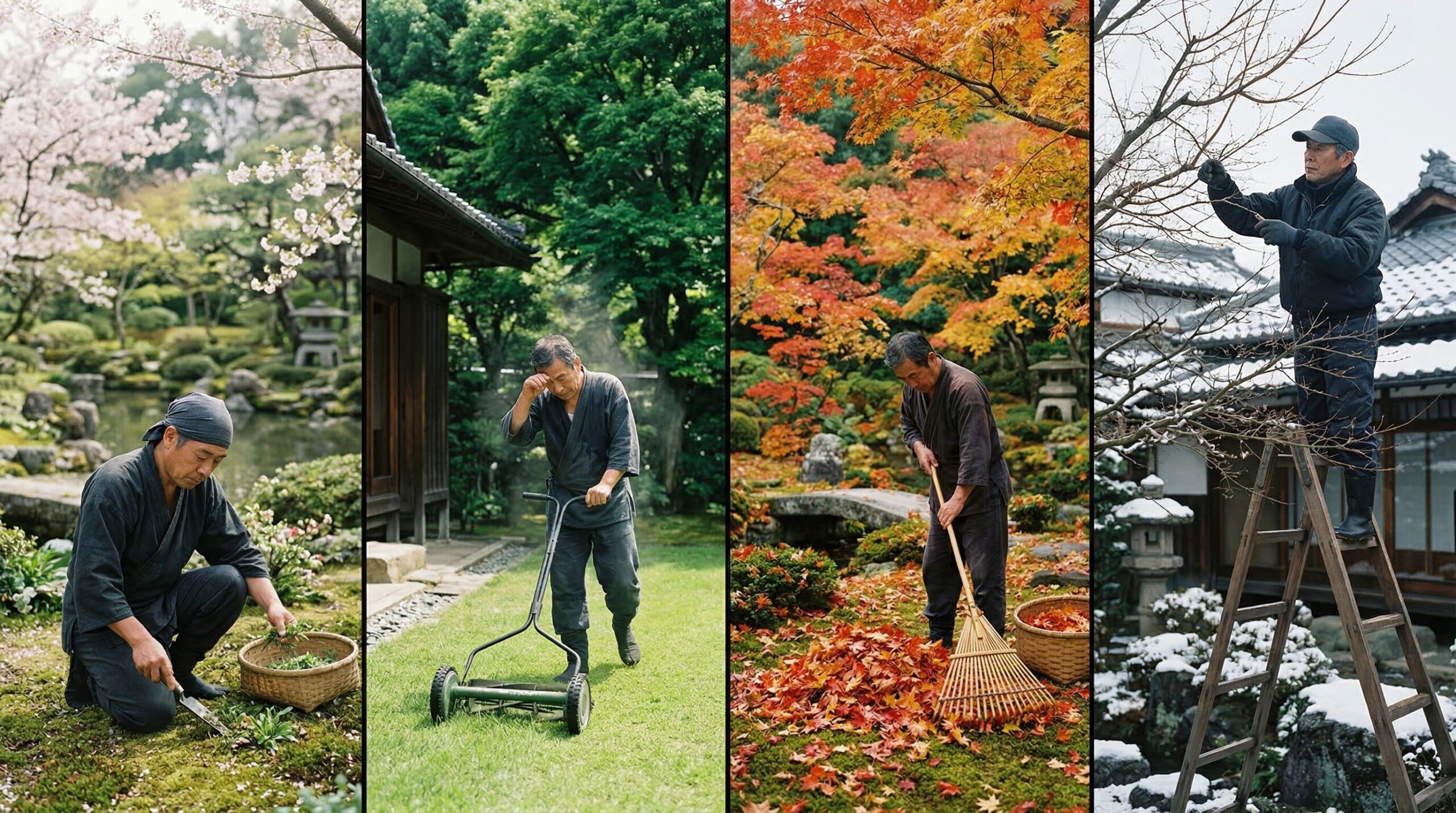 庭手入れがしんどいのは季節ごとの作業が途切れないから