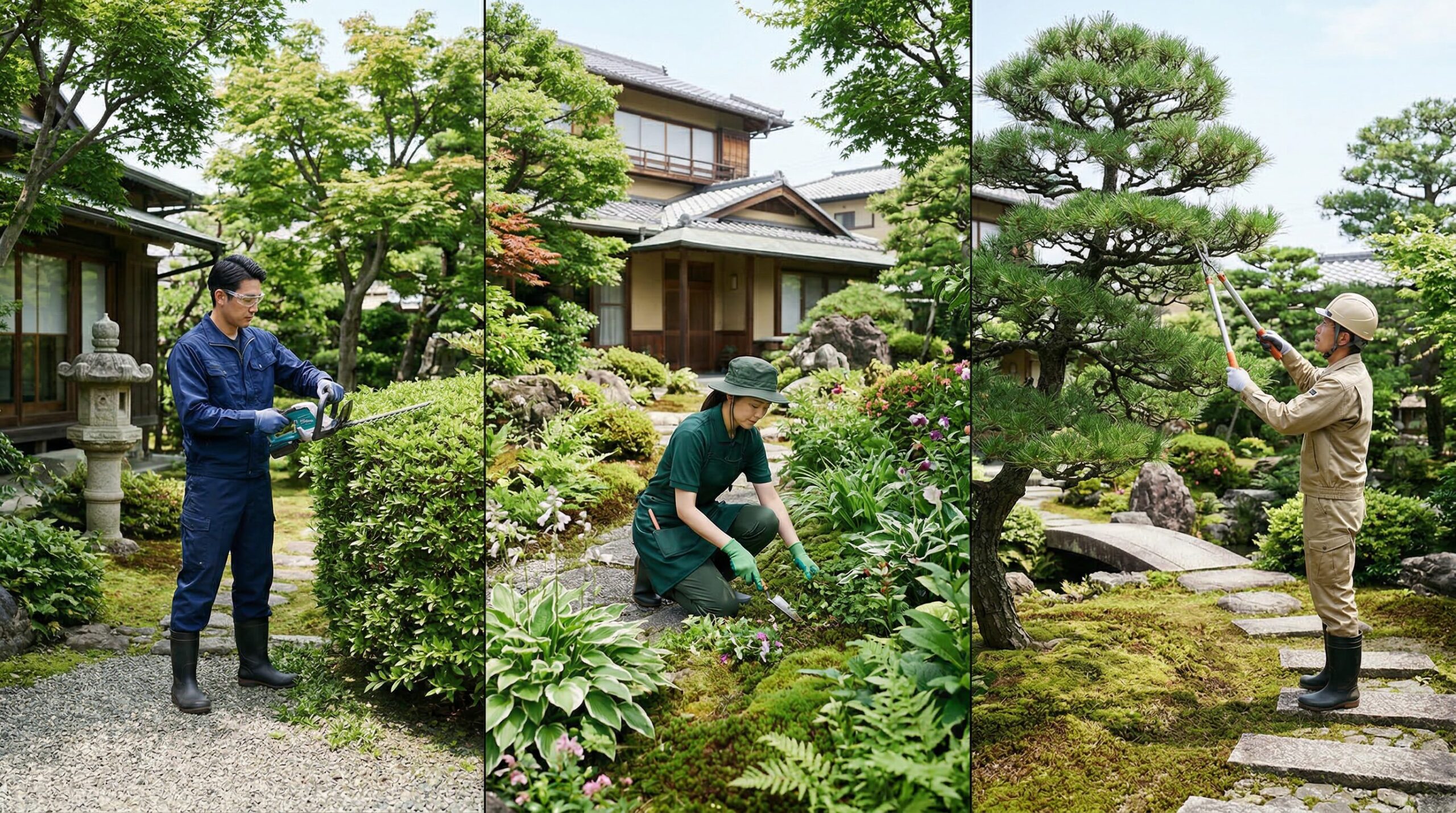 作業内容で変わる業者の種類と特徴