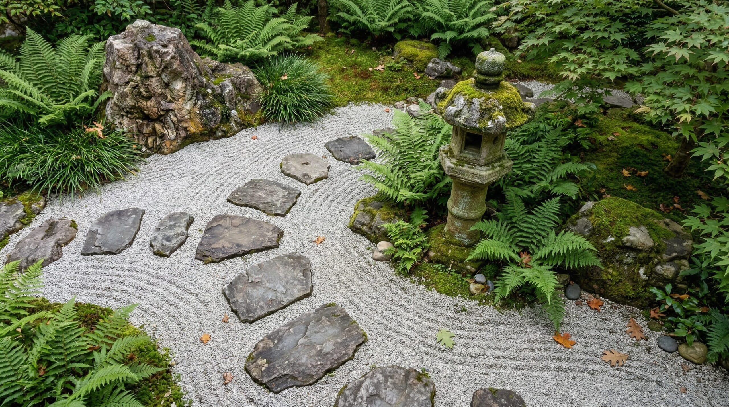 飛び石・景石・灯籠など庭石の種類と特徴