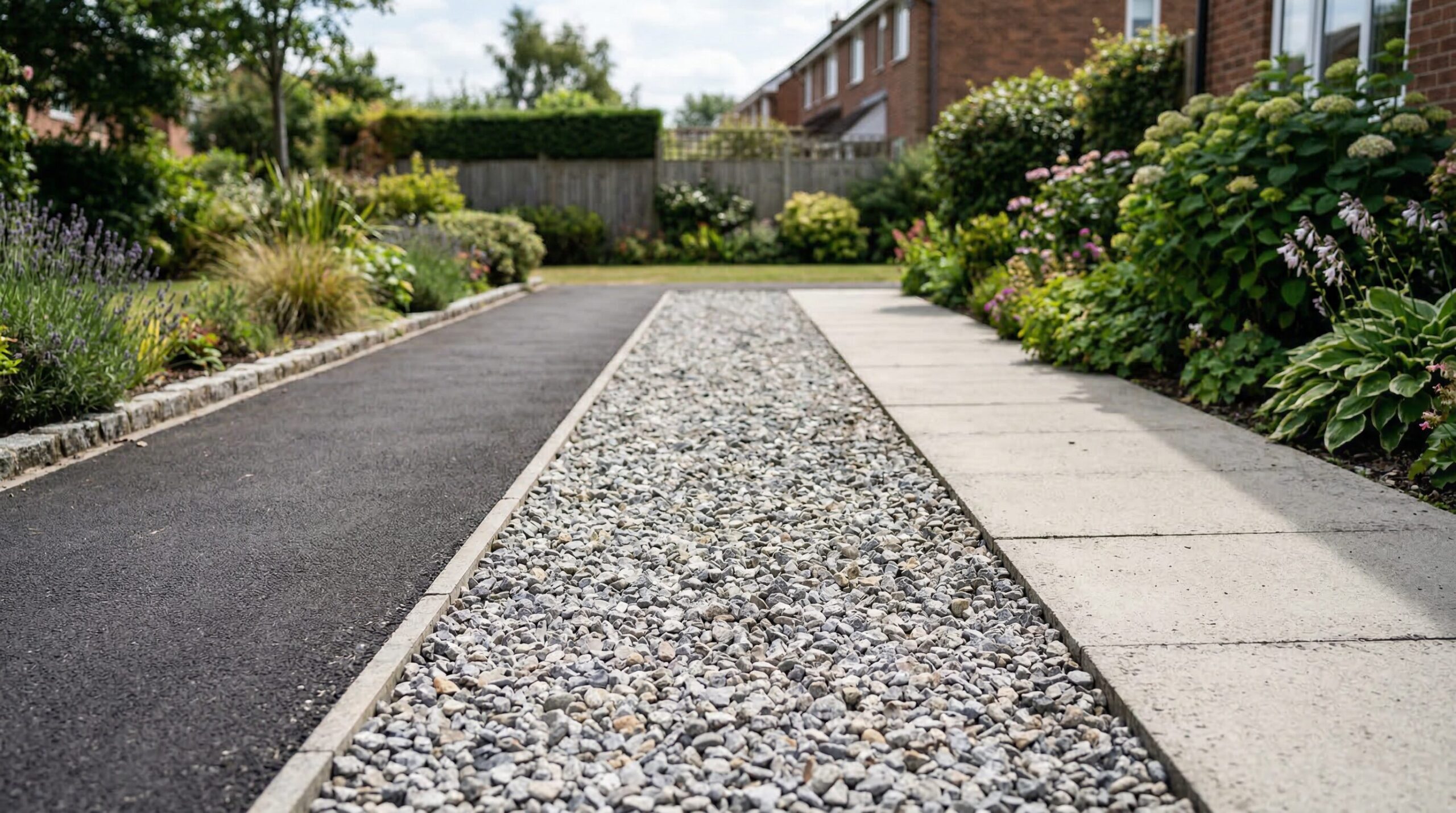 アスファルトや砂利敷きの施工方法比較