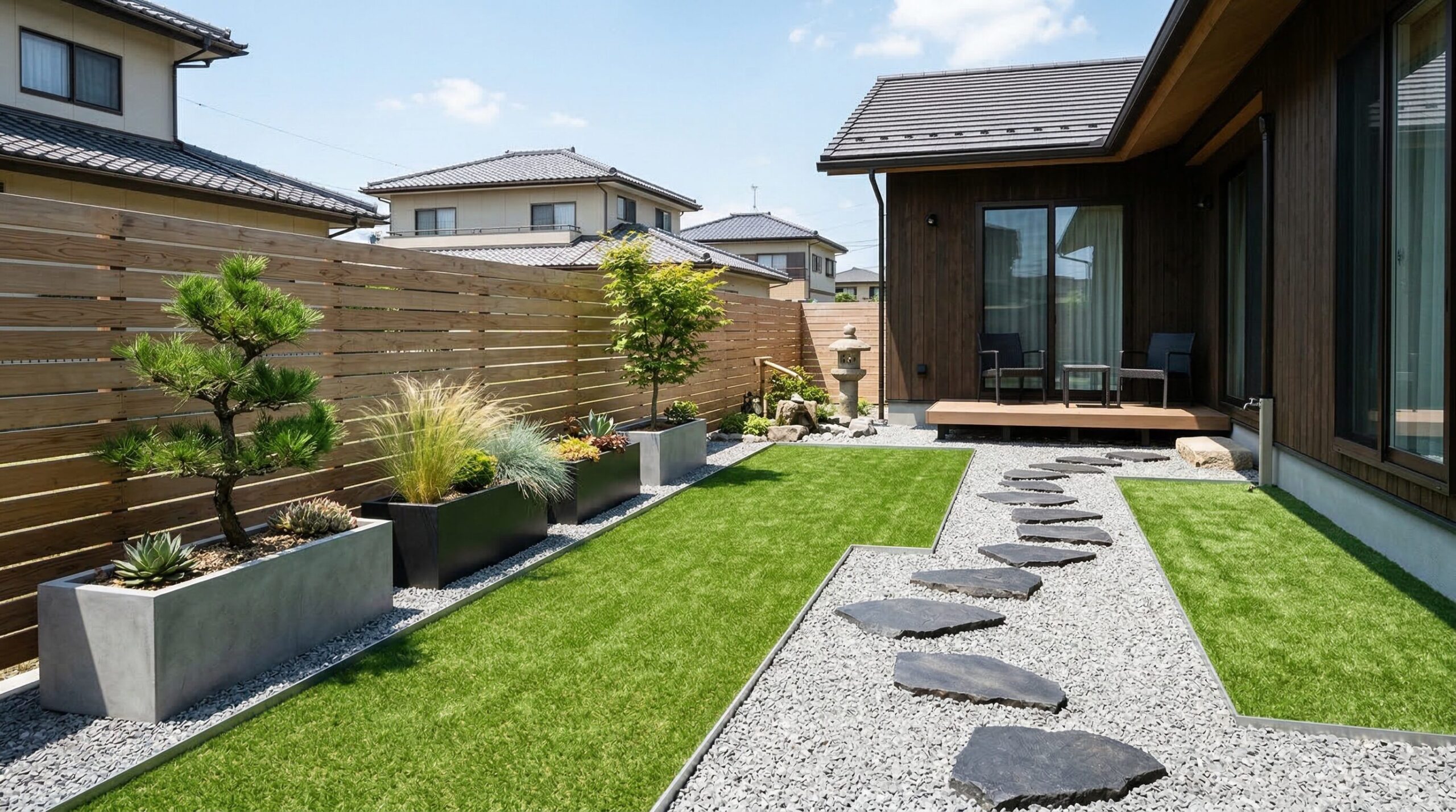 メンテナンスフリーな庭に変える方法