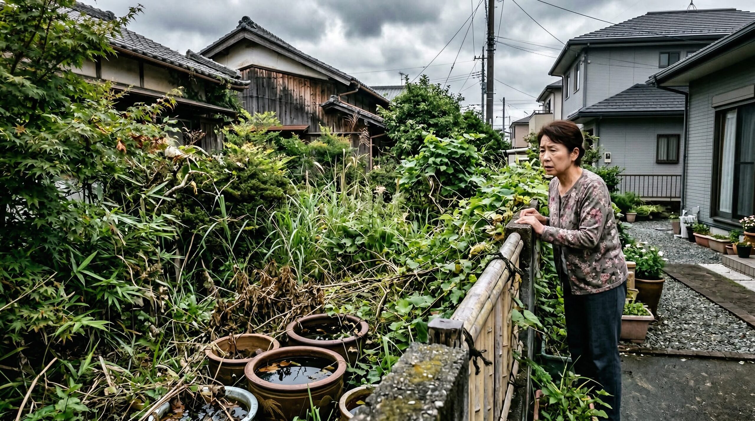 放置した庭に起きる近隣トラブルと衛生リスク