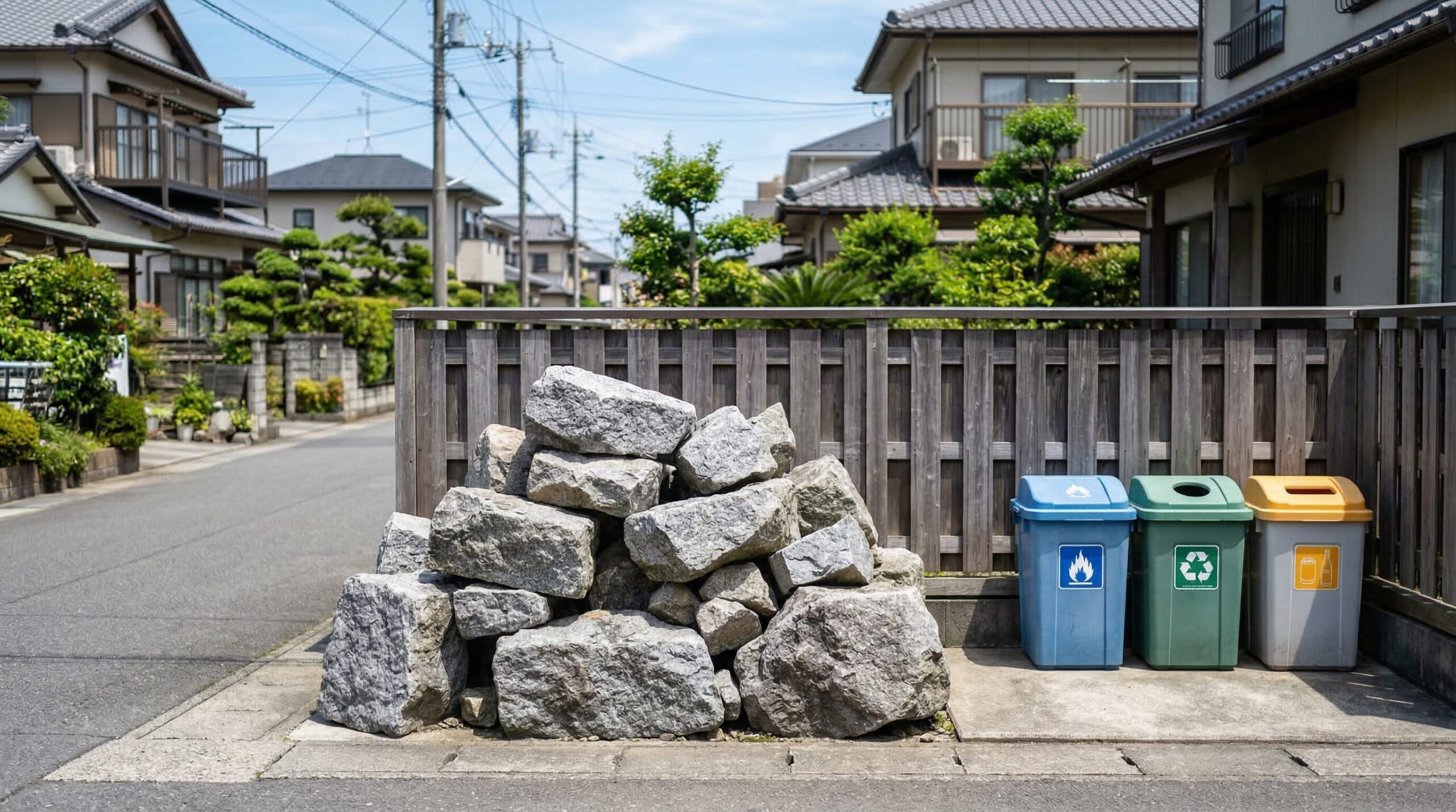 庭石の処分は産業廃棄物と一般廃棄物どちらになる？