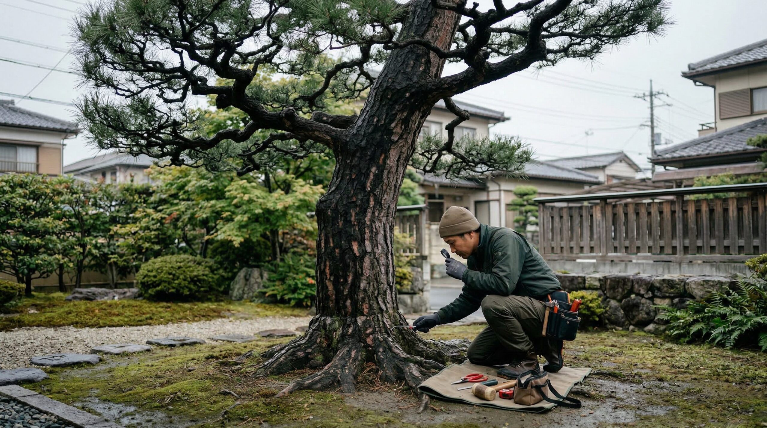 長年育てた木を切るまでへの道