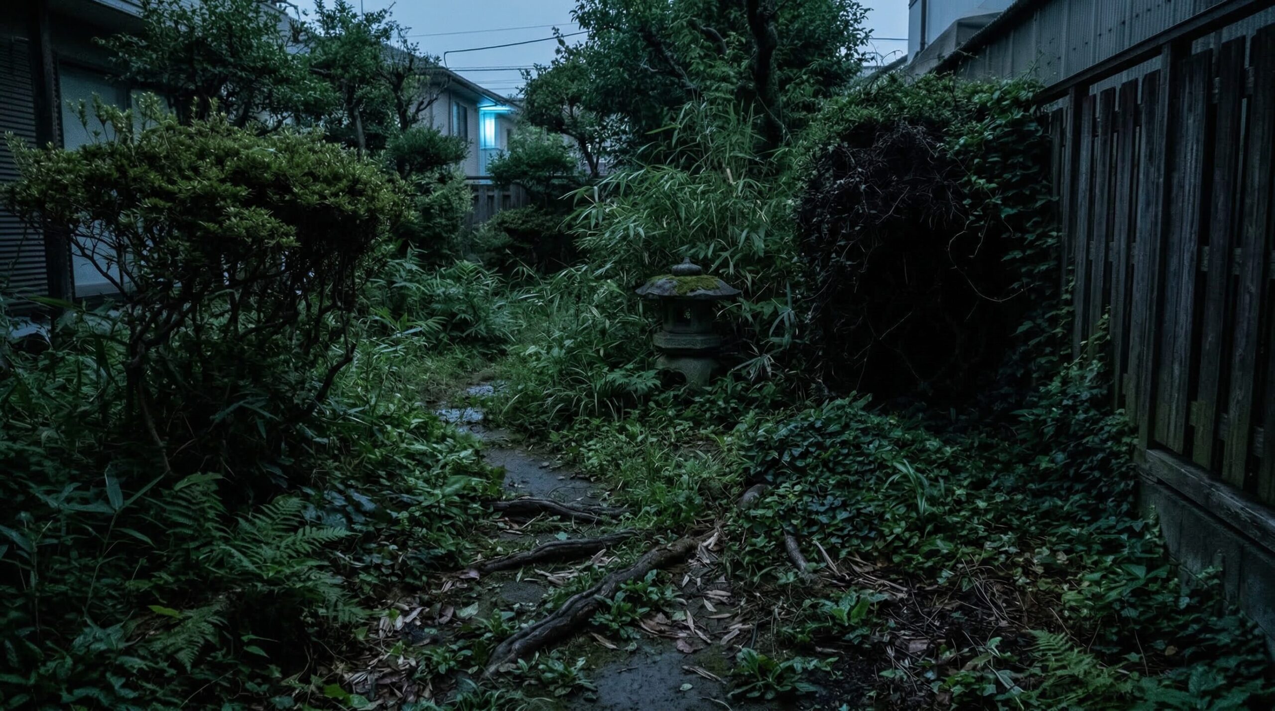 荒れた庭がもたらす転倒・防犯リスク