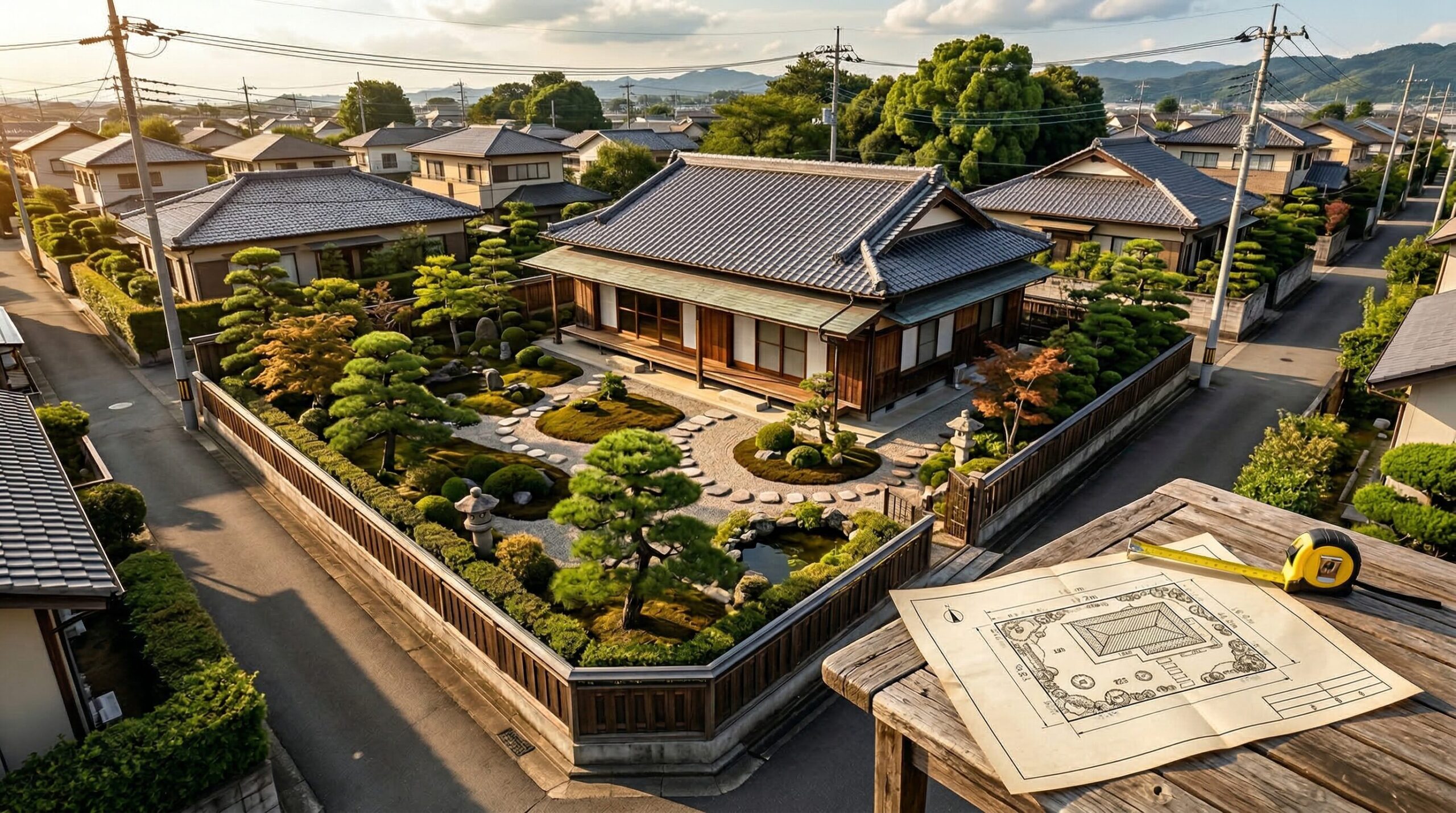 土地としての庭の評価と小規模宅地特例