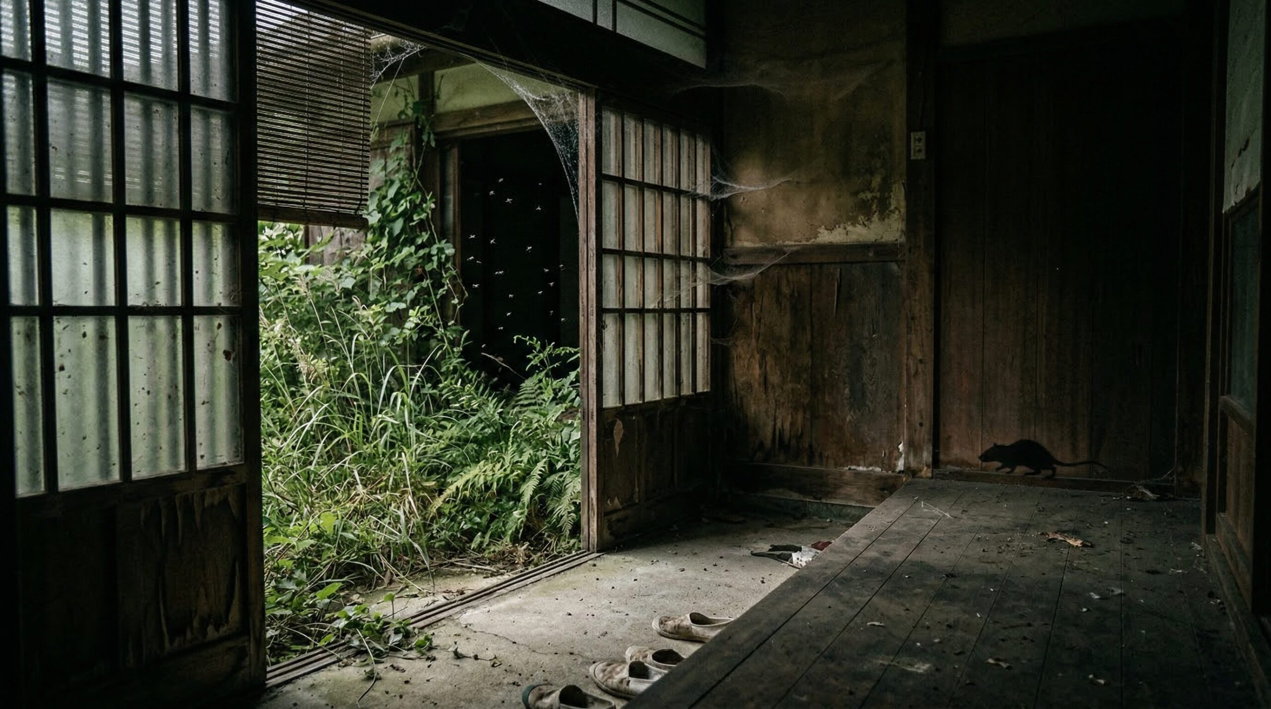 害虫・害獣が空き家に住み着く仕組み