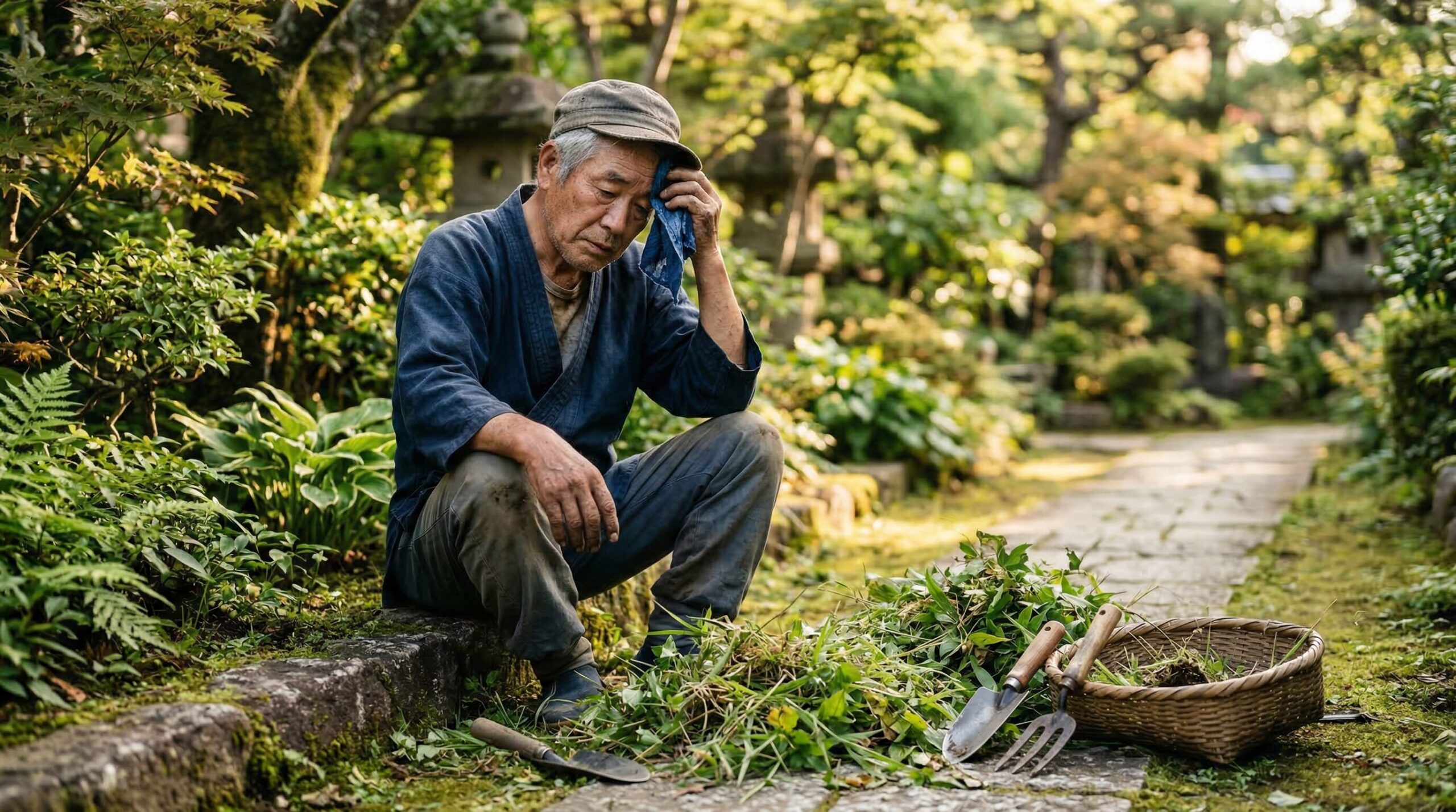 草むしりがつらいと感じる体の変化
