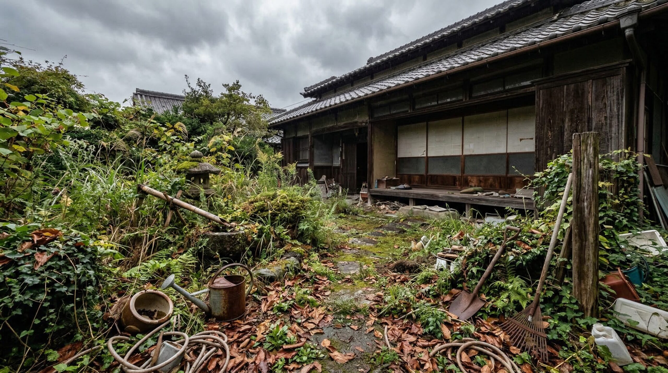 荒れた庭が値引き交渉に使われるリスク