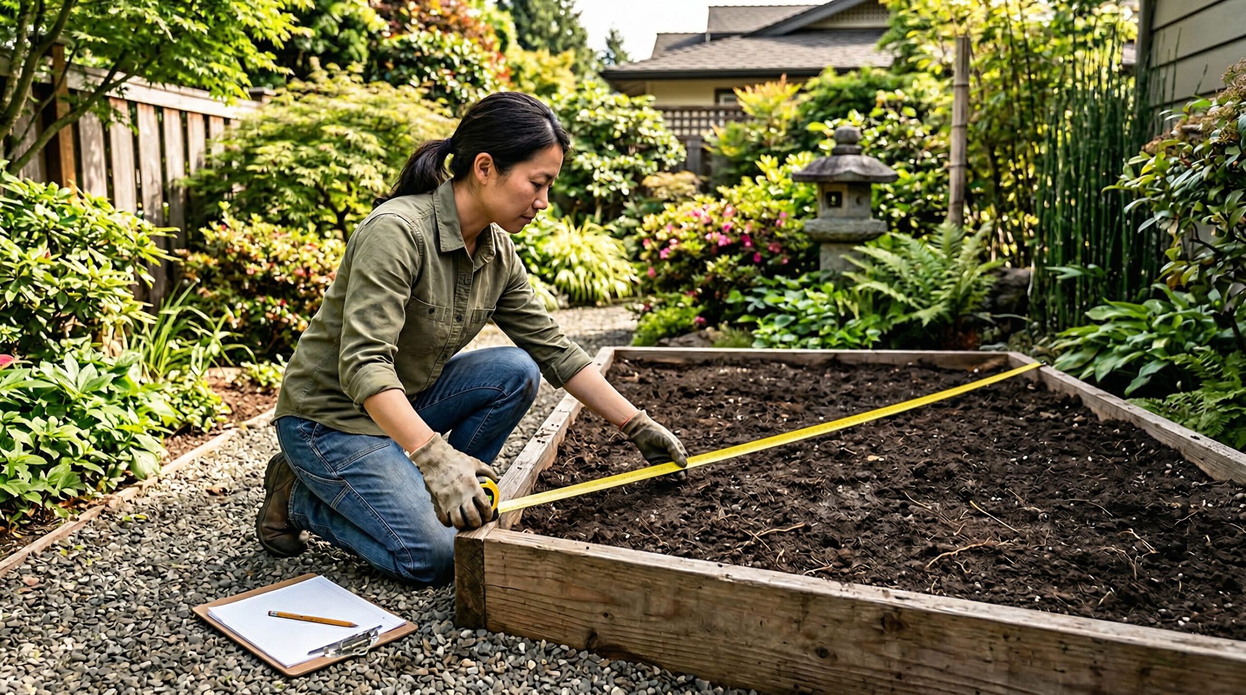 施工エリアの採寸と必要量の計算方法