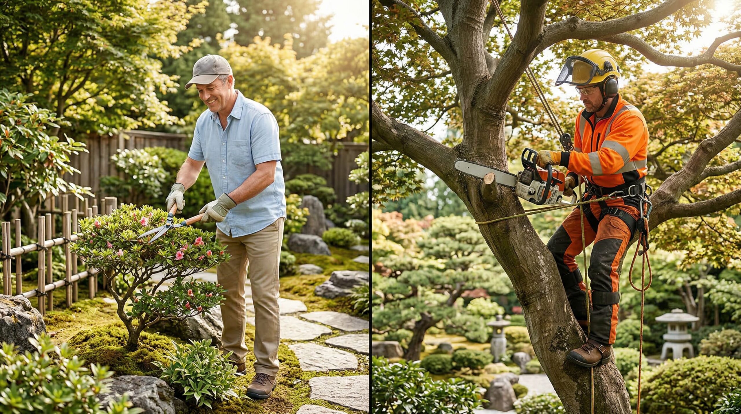 自分で木を切れる範囲とプロに頼む判断基準