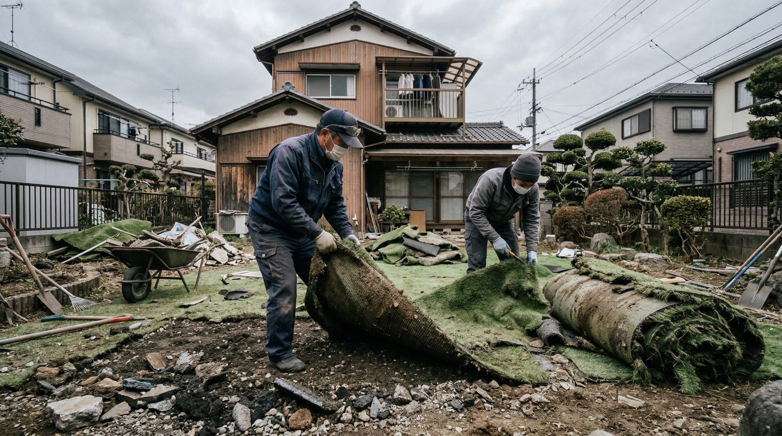 人工芝の撤去費用と将来的なリスク