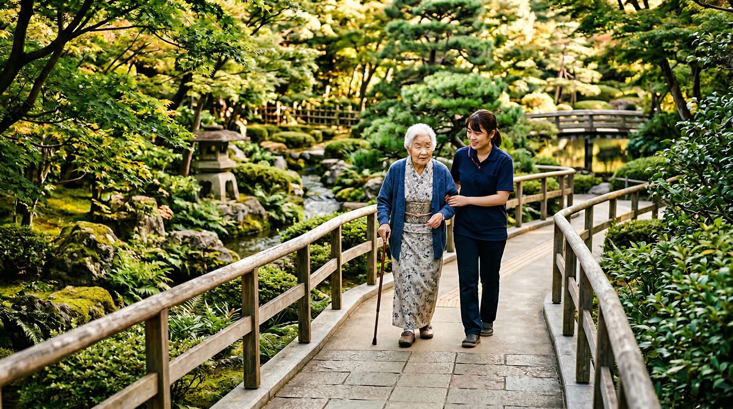 介護保険で庭のバリアフリー化に使える制度
