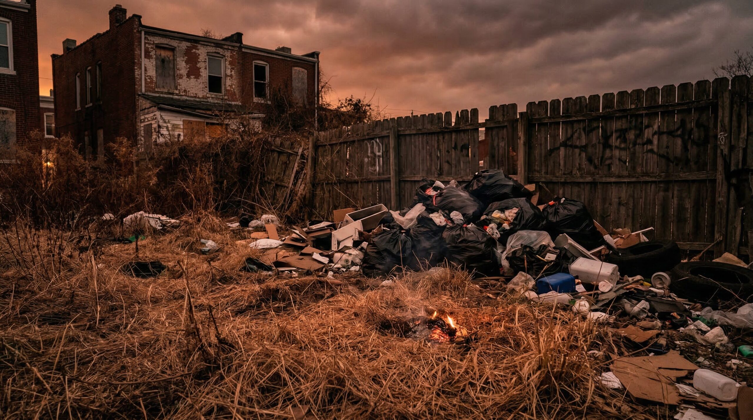 枯れ草が招く火災と不法投棄の危険