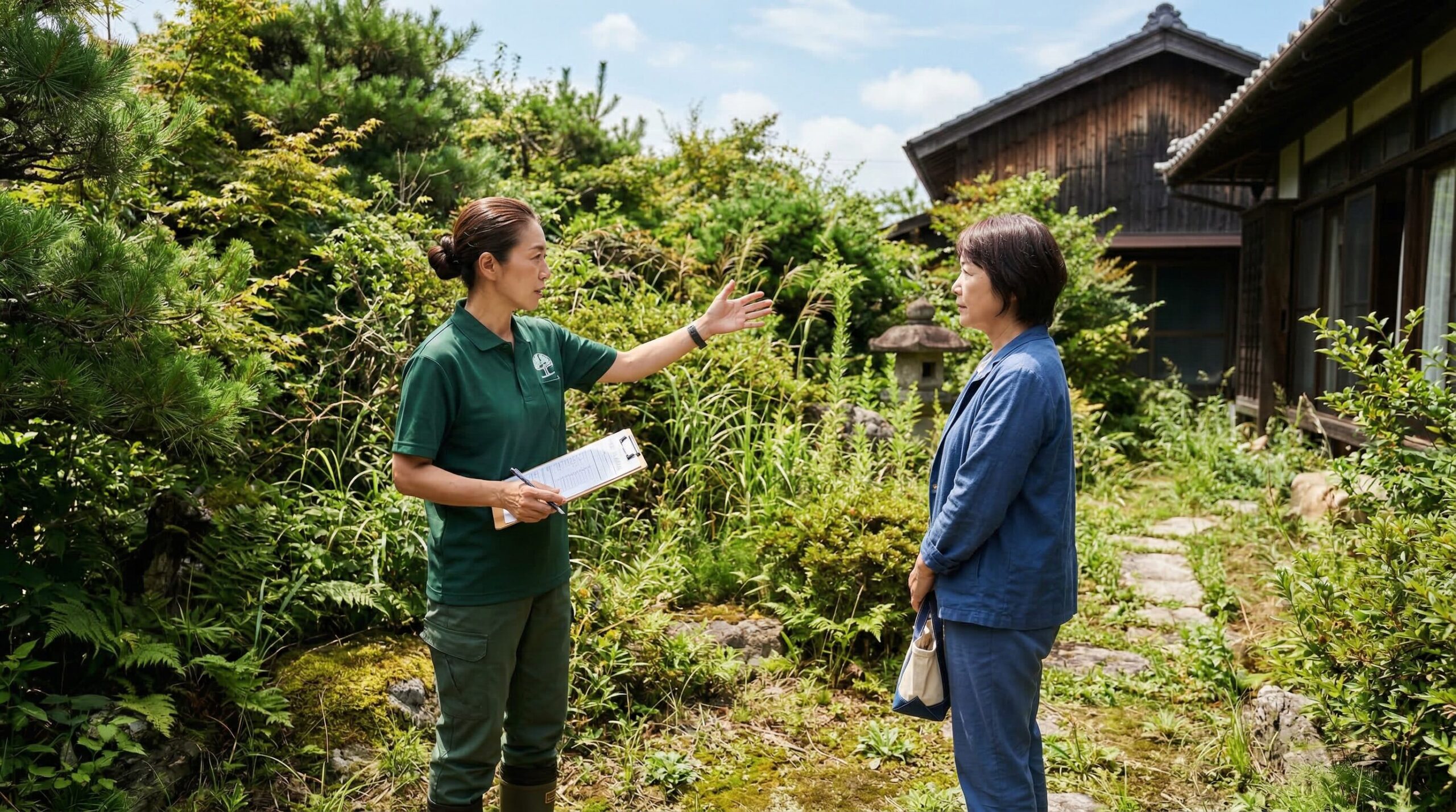 相続した空き家の庭整理にかかる費用の相場