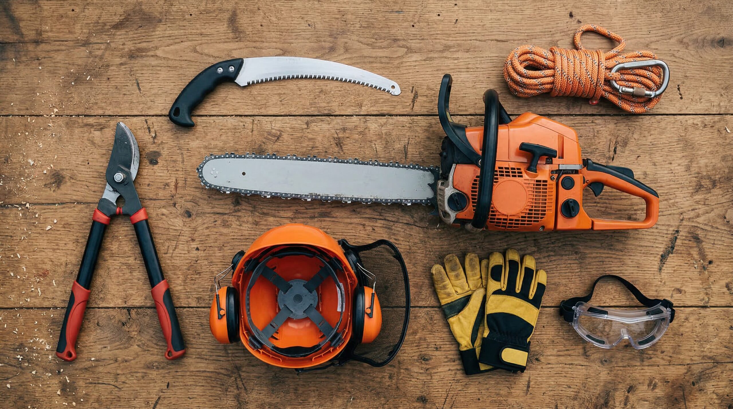 伐採に必要な道具と安全な手順
