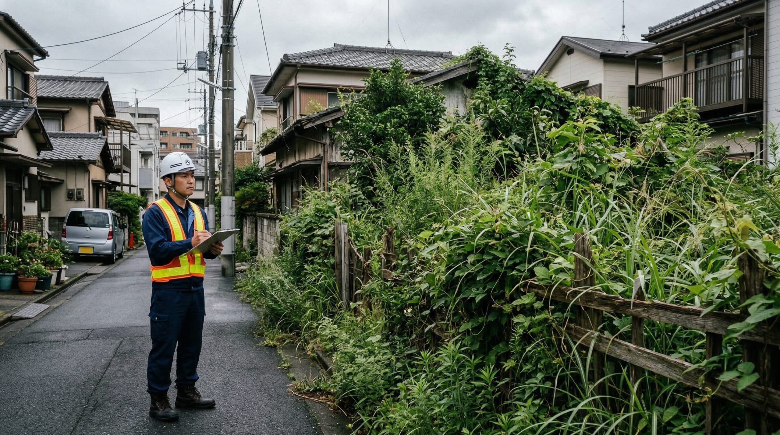空き家雑草対策を怠った場合の行政指導の流れ