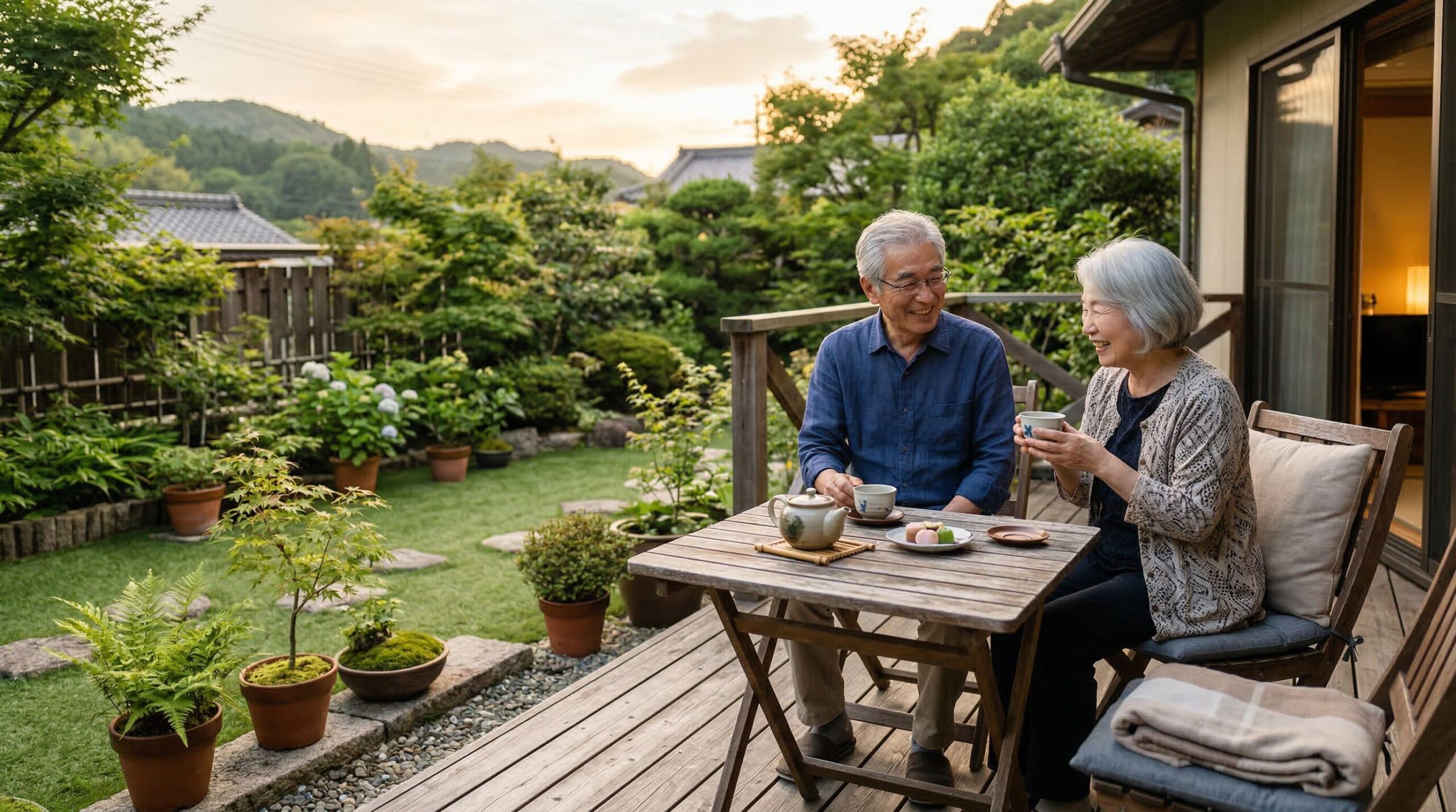 老後の暮らしを見据えた庭づくりの考え方