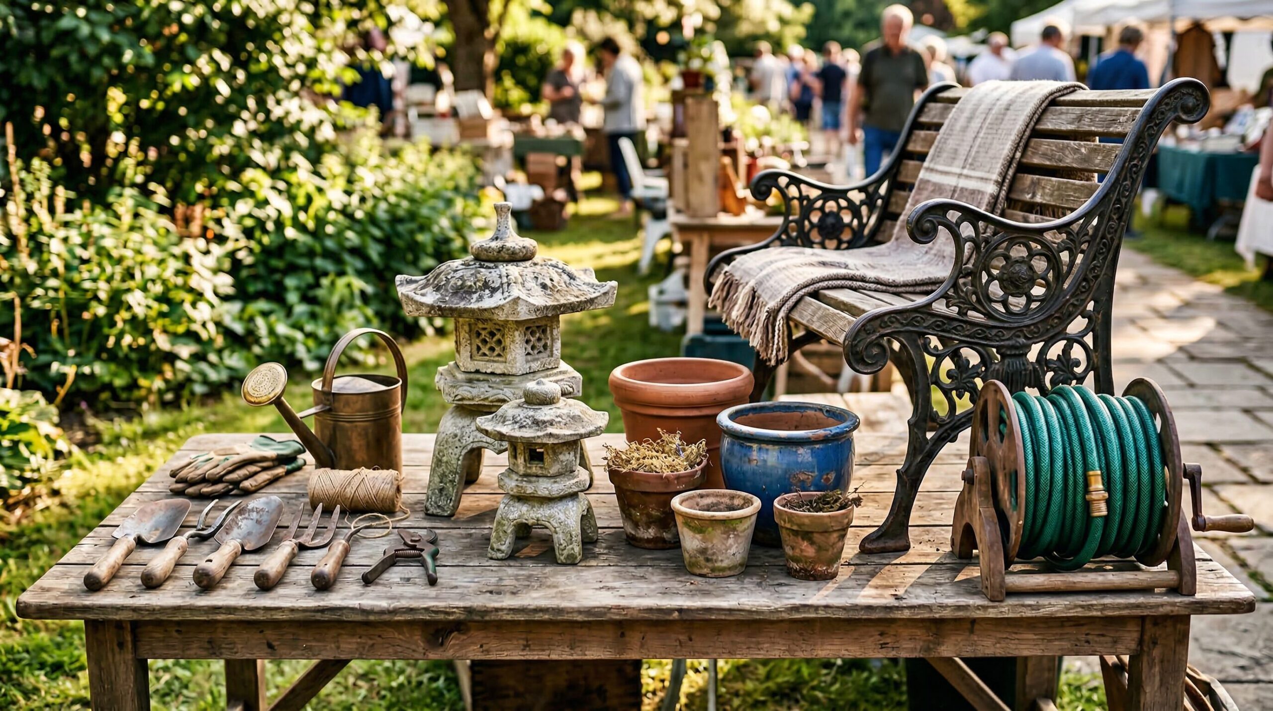 処分前に売れる可能性がある庭の品目