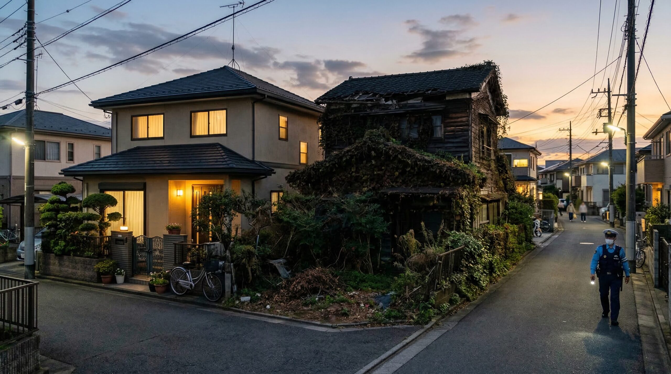 侵入窃盗の統計データで見る庭管理の重要性