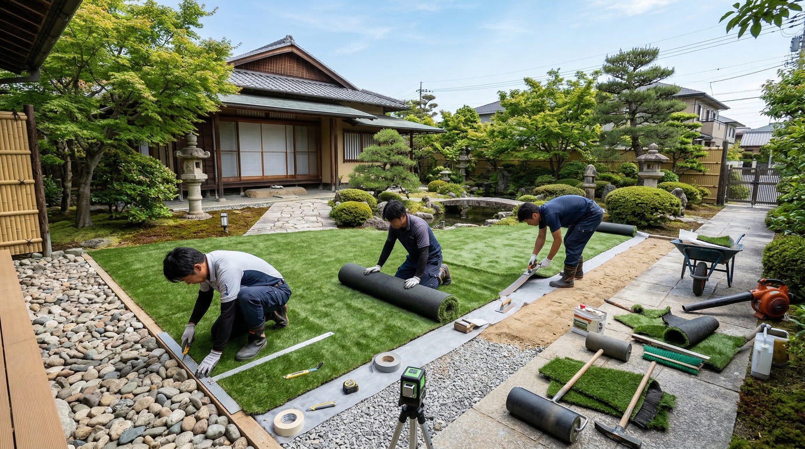 庭じまいで人工芝を使う施工と費用の全知識