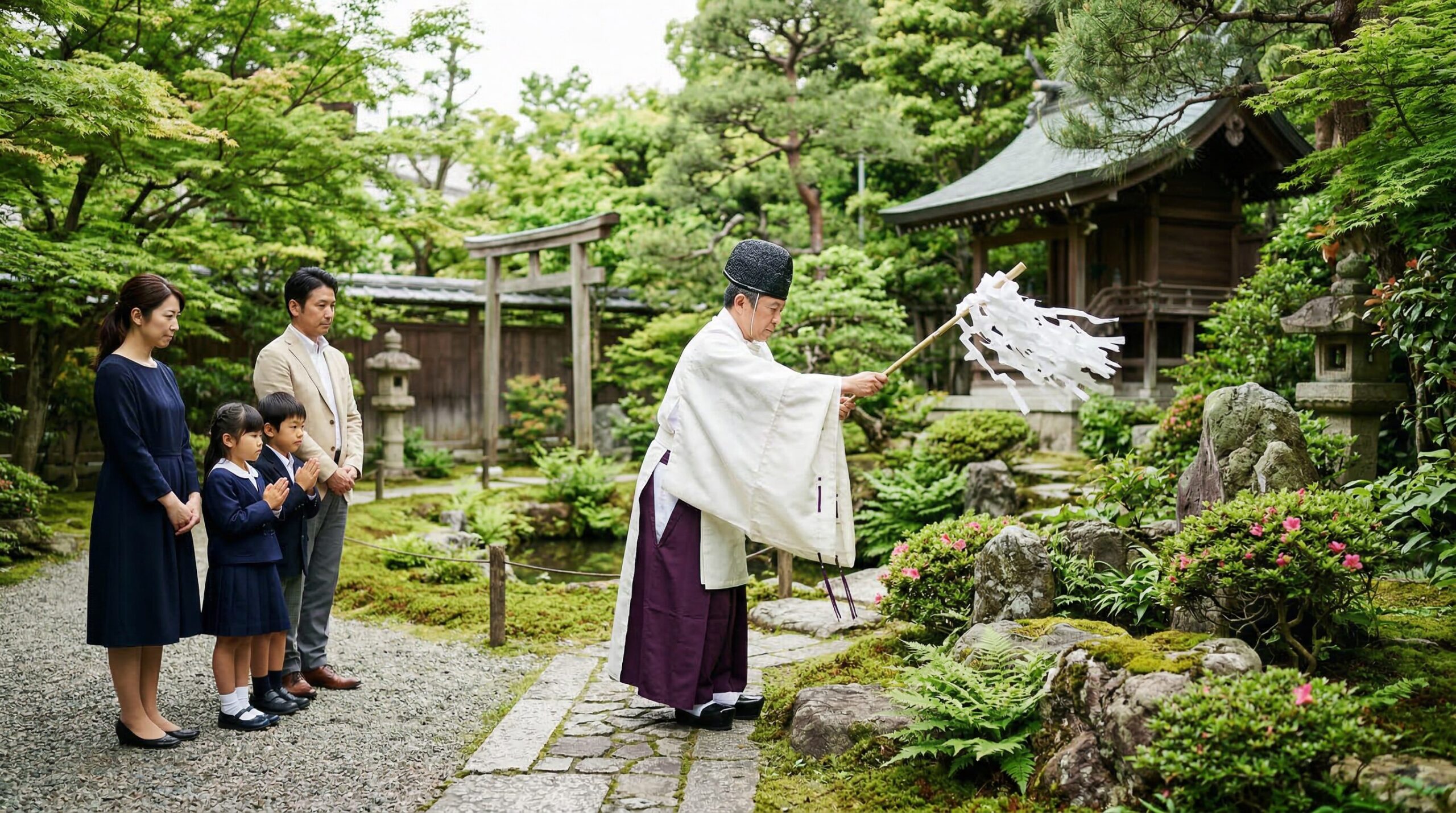 庭じまいのお祓いを自分や専門家に頼む方法