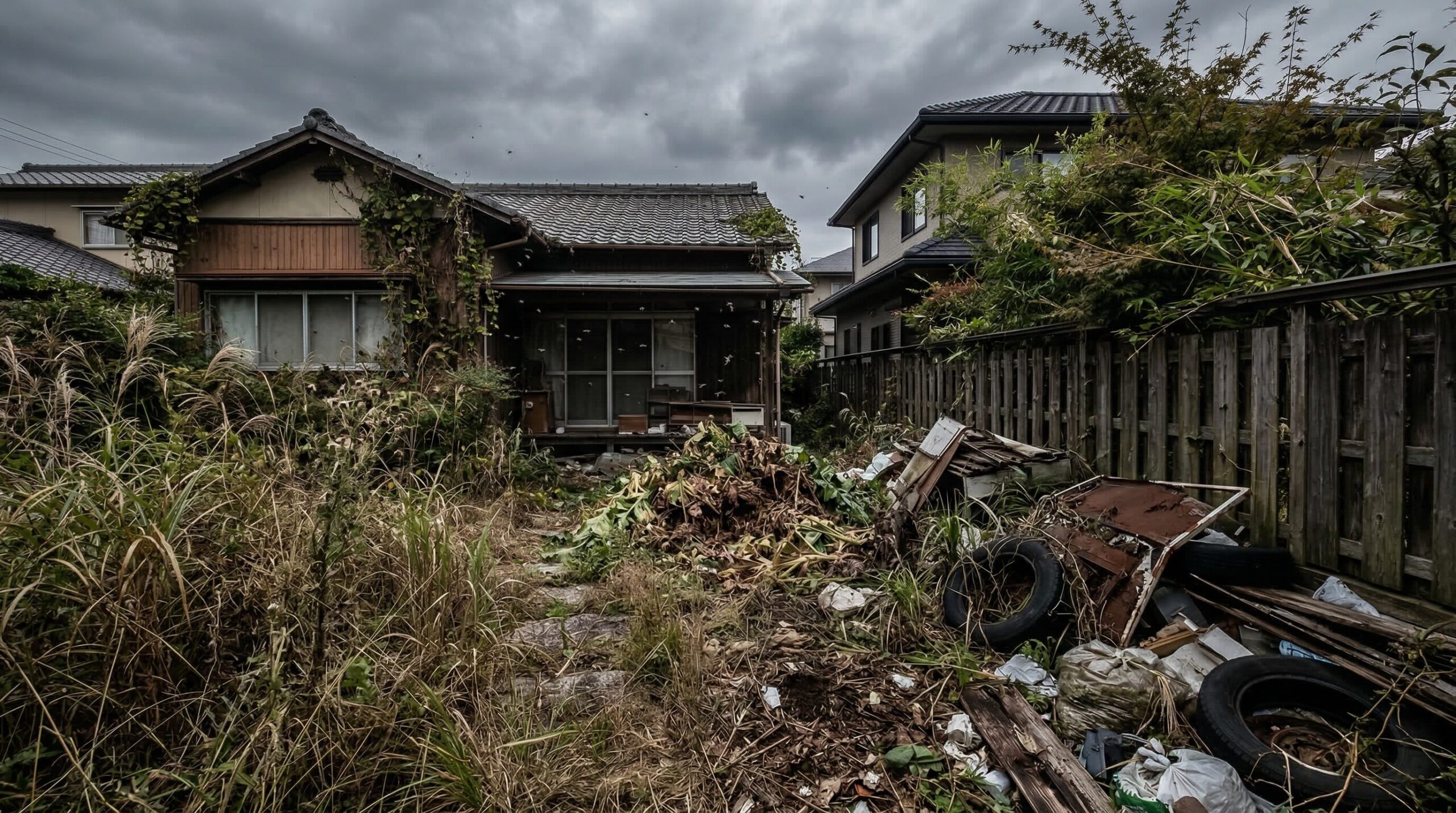 荒れ放題の庭がもたらす防犯以外の複合リスク