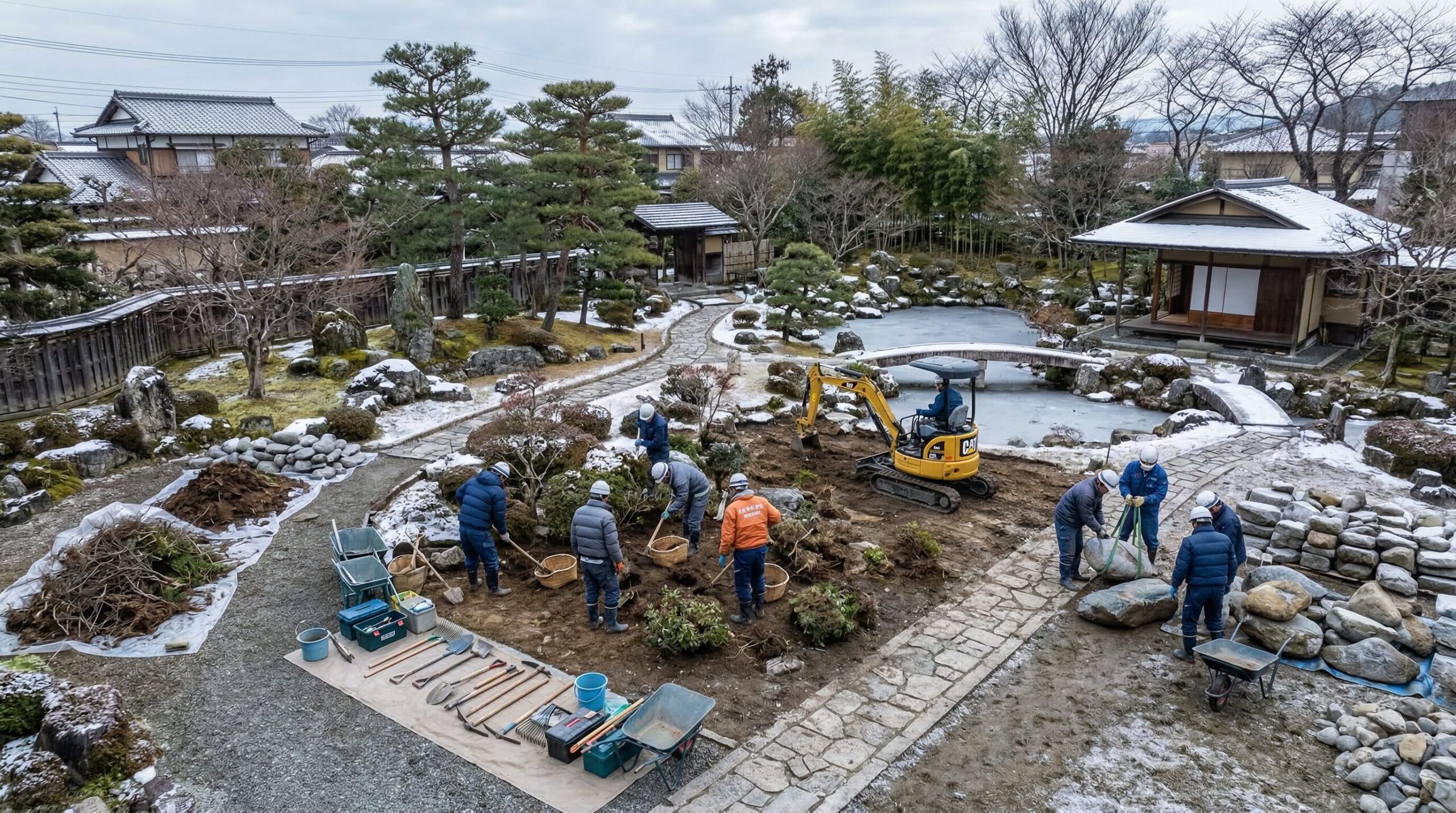 冬におすすめの庭じまいを成功させるポイント