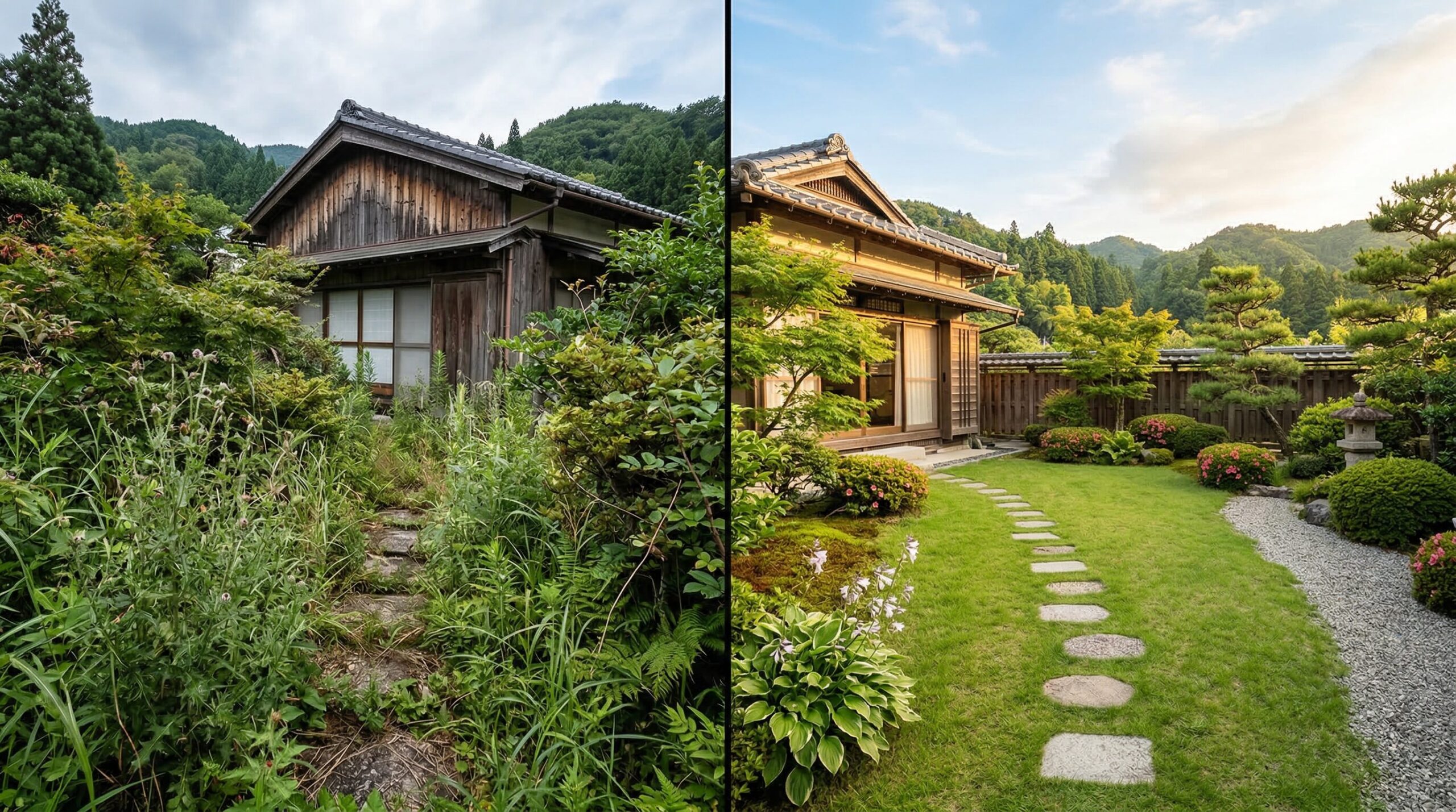 荒れた庭をどうにかしたいときの具体的な解決手順