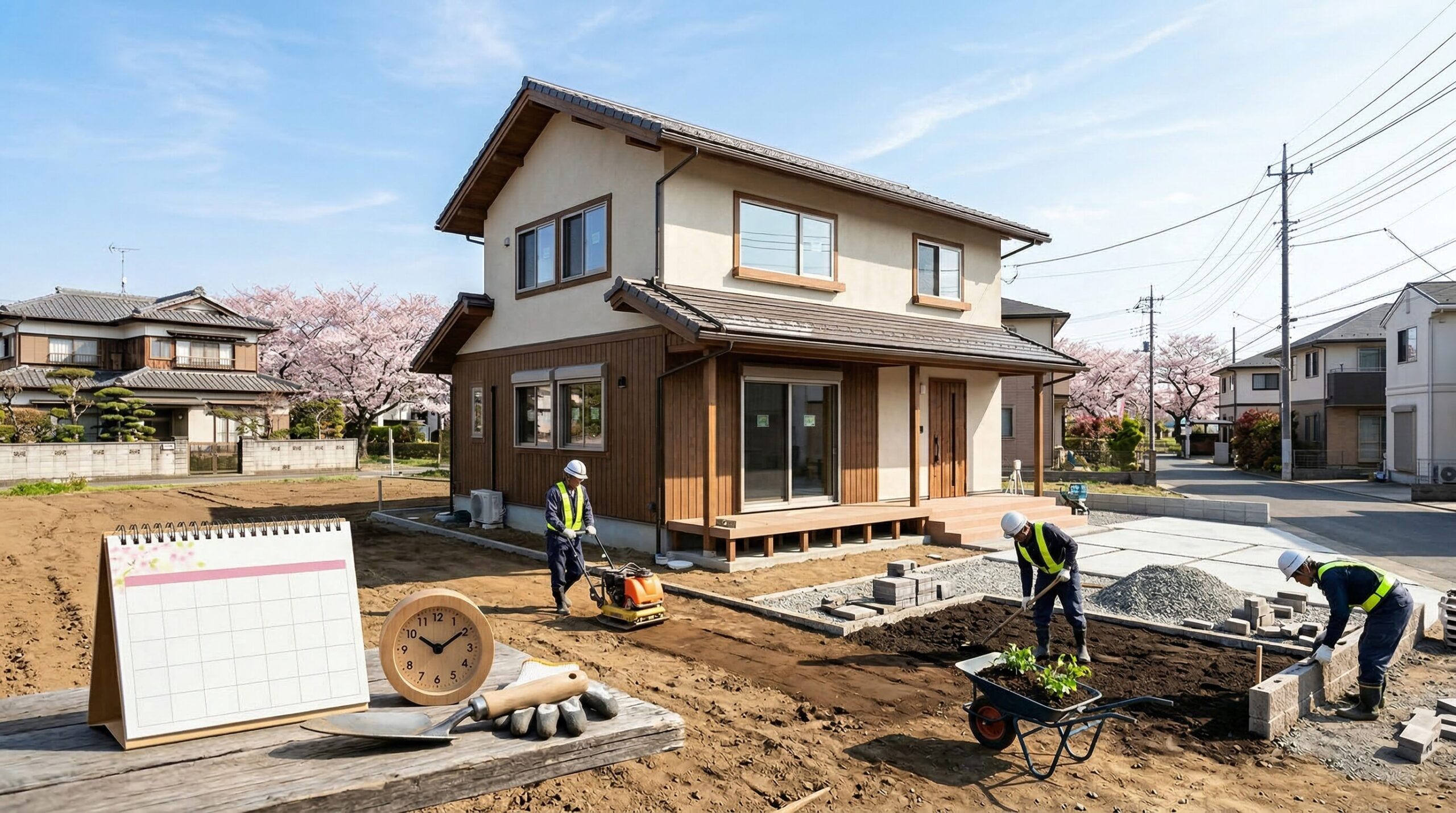 HMを通さない外構工事のベストタイミング