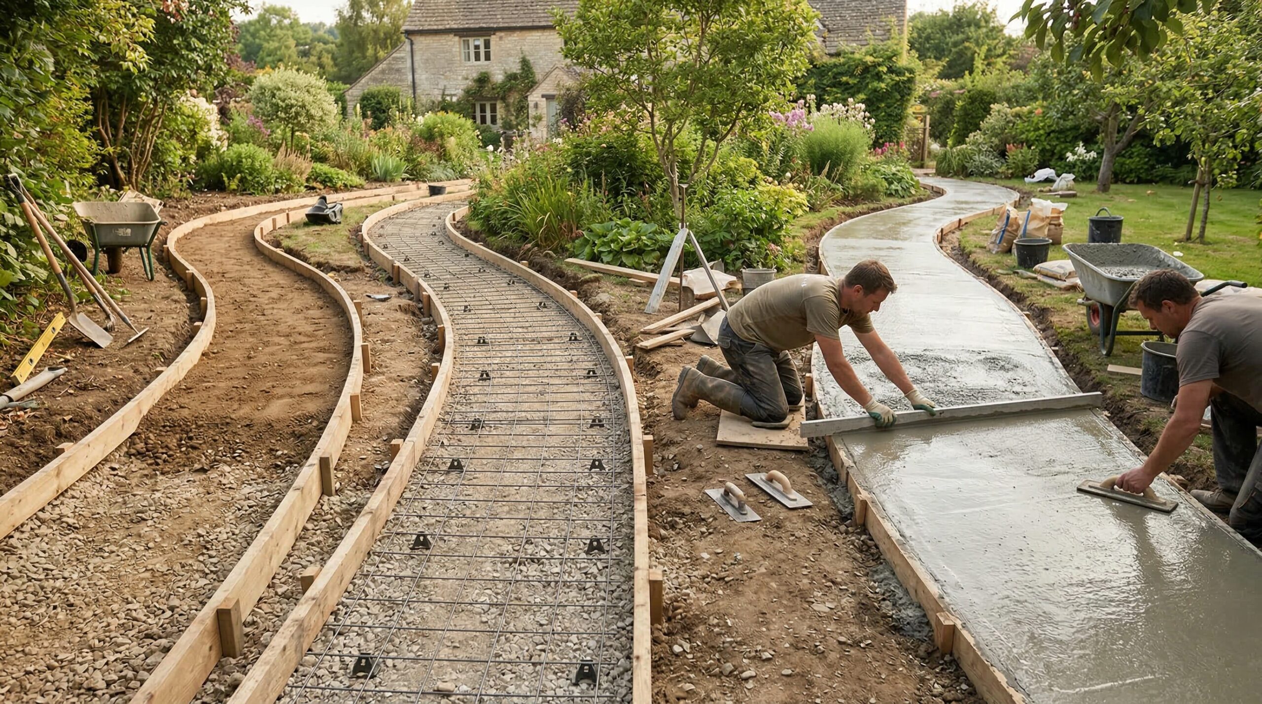 施工の流れと工期の目安をステップで解説