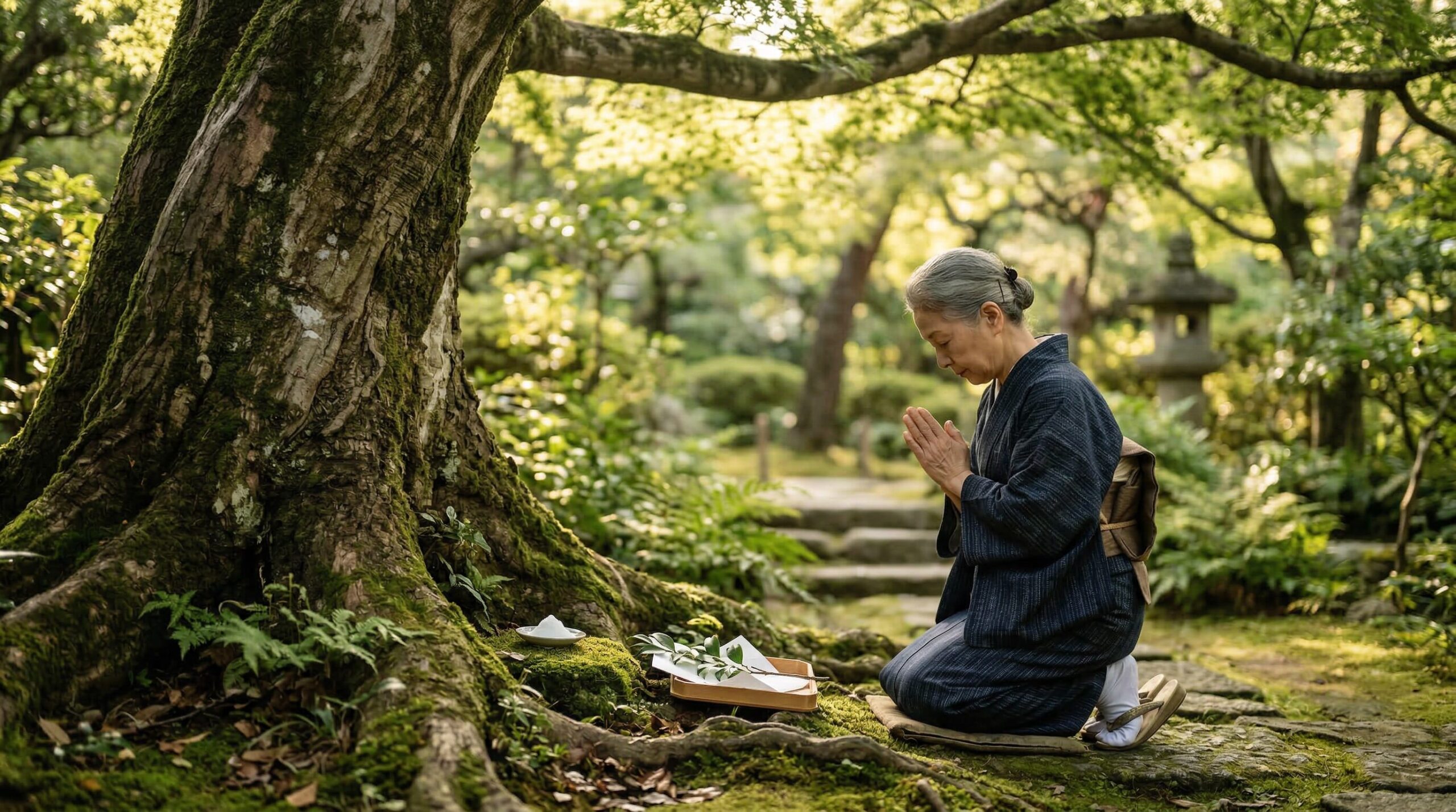伐採前に感謝を伝えるお清めと言葉かけの作法