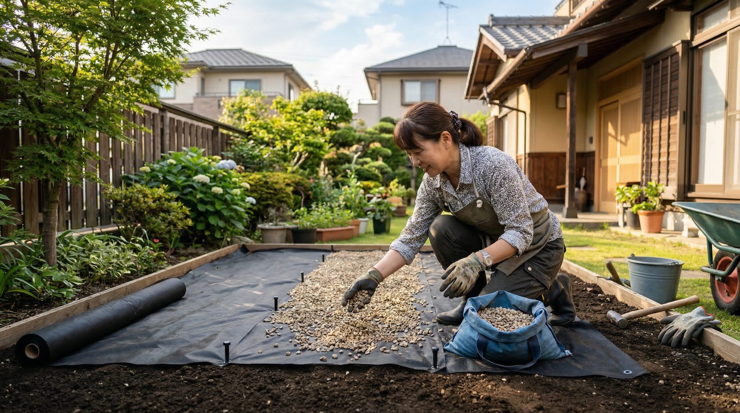 手入れのいらない庭づくりを自分で進める手順