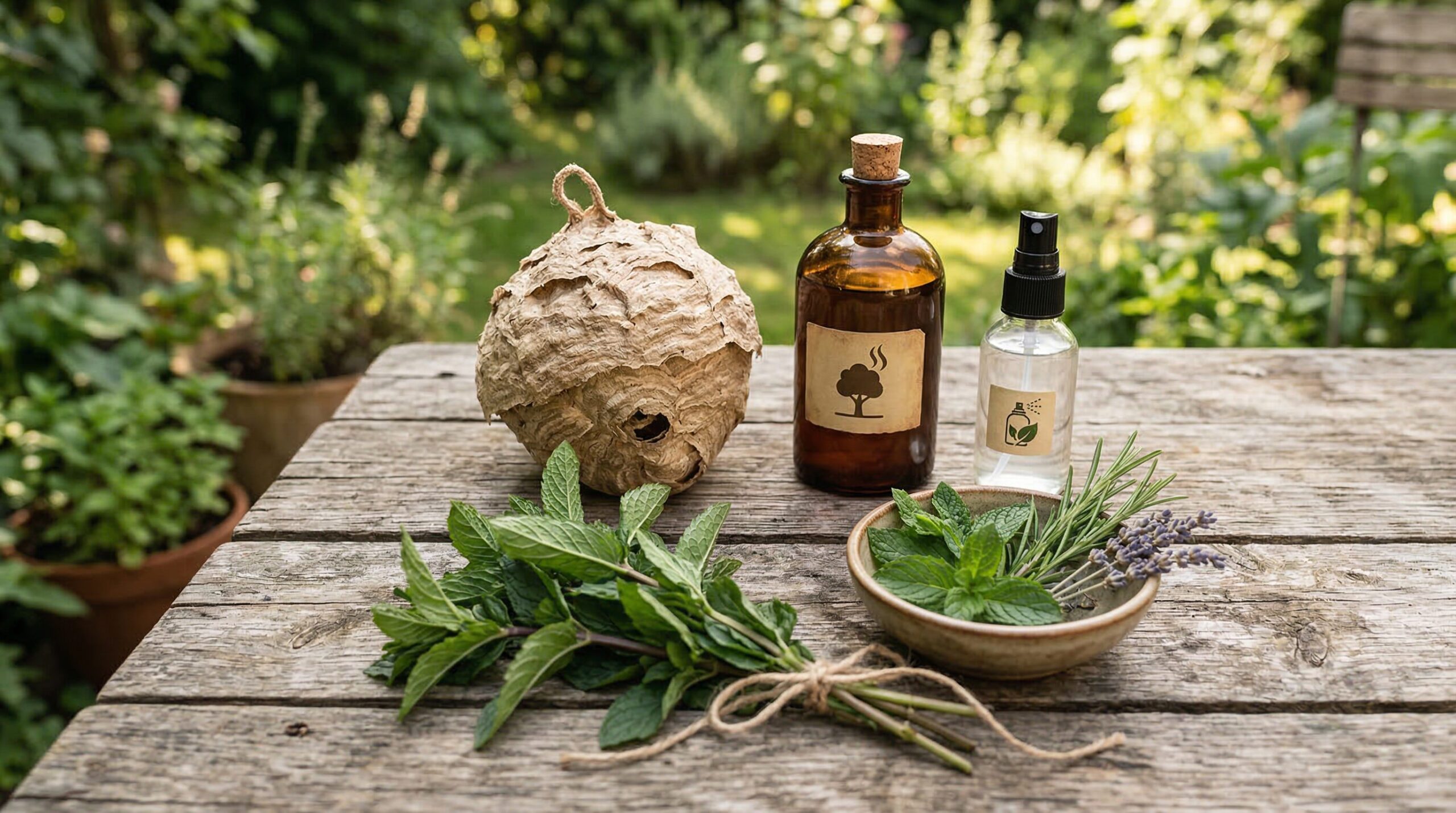 フェイク巣や木酢液など庭向け忌避グッズ活用術