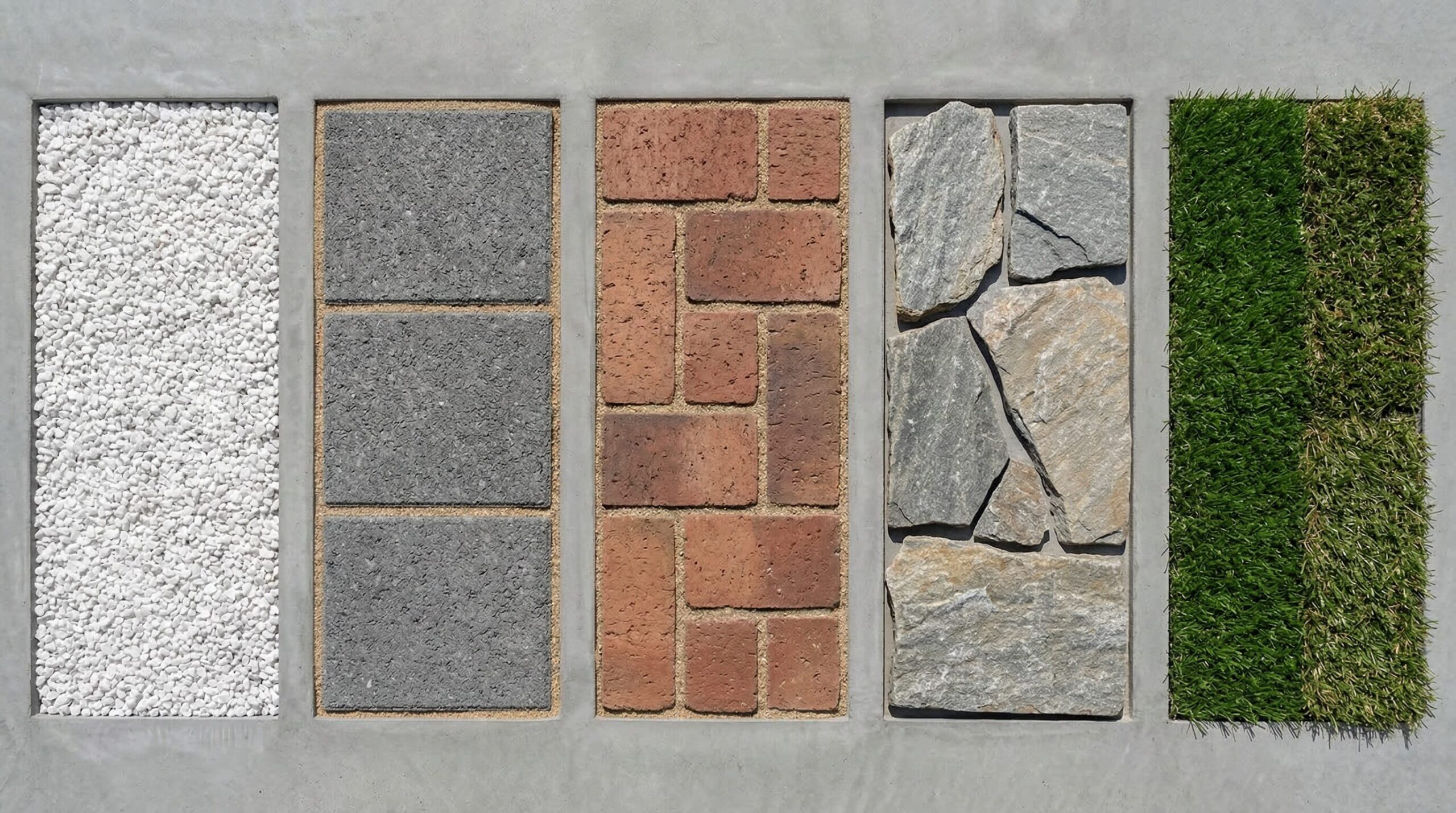 仕上げ材料ごとの費用と耐久性の比較