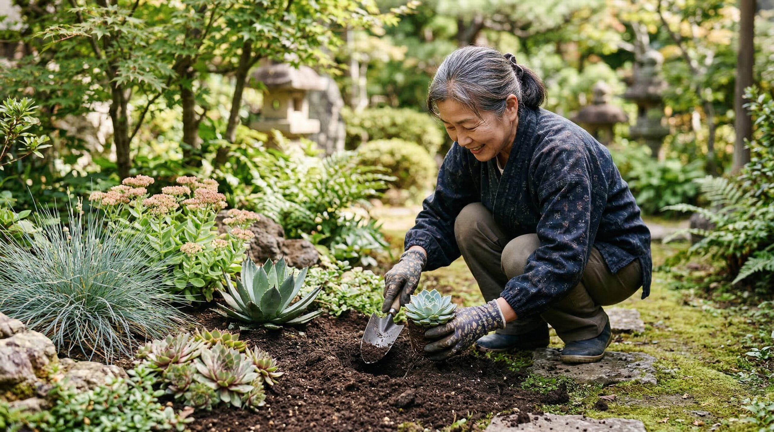 低維持コストな植物へ植え替える効果
