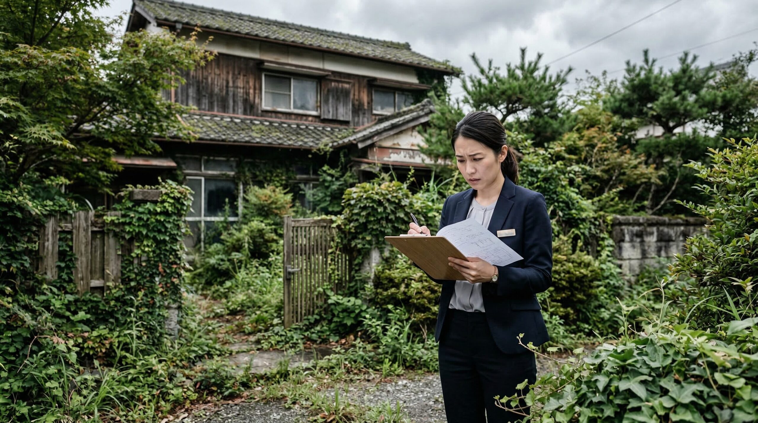 荒れた庭が不動産の売却価格に与える影響
