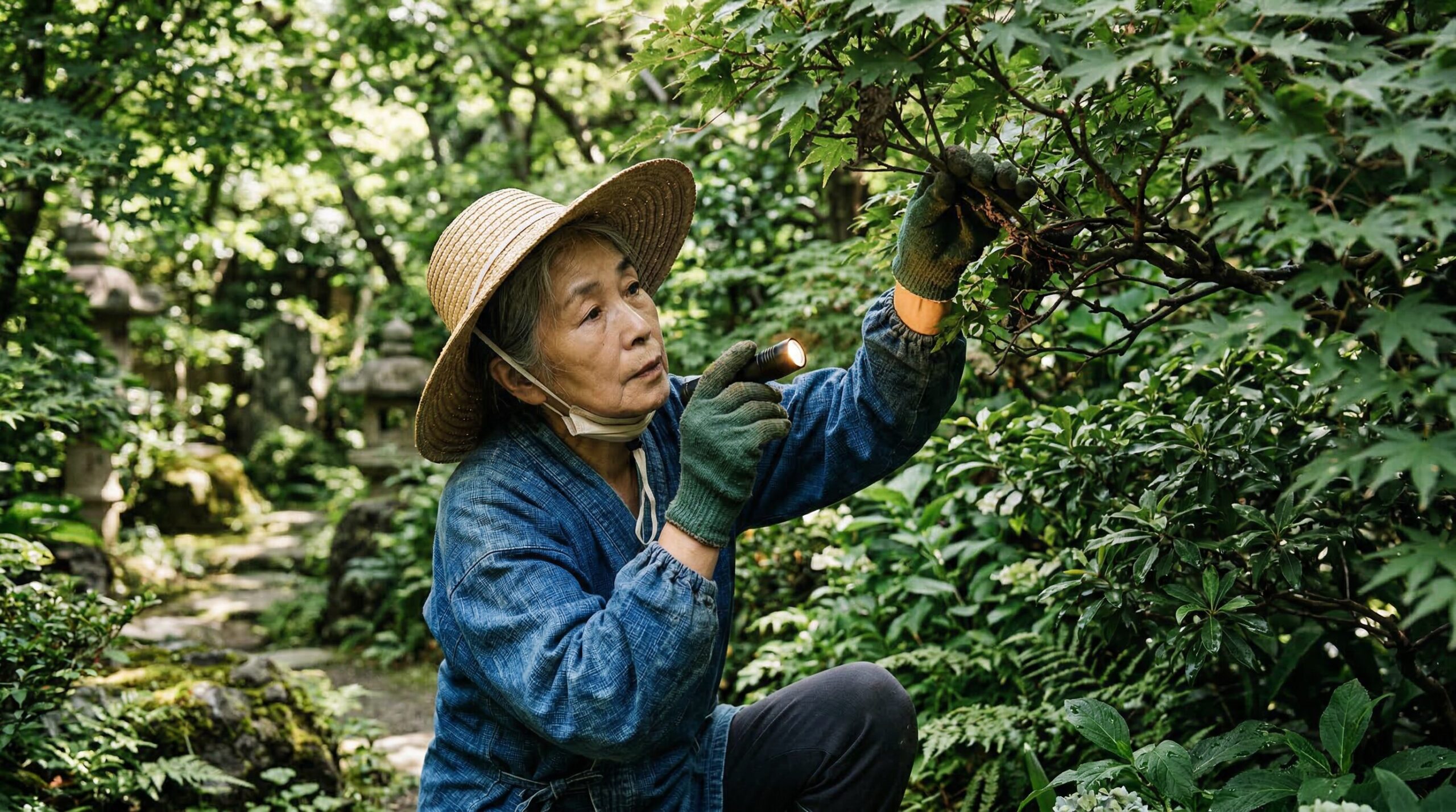 庭木の蜂の巣を早期発見するための点検方法