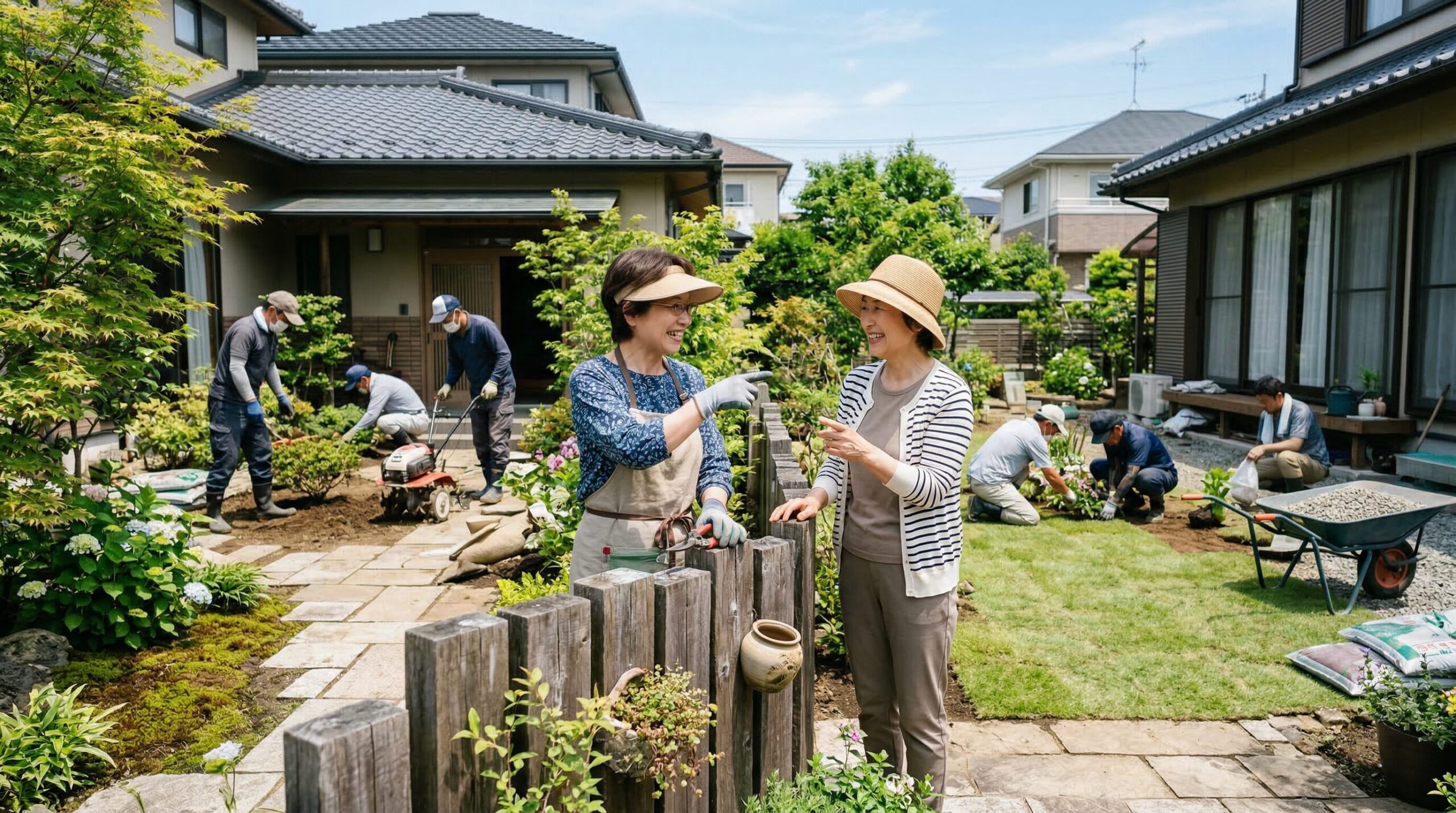 まとめ発注と近隣との同時依頼で割引を得る